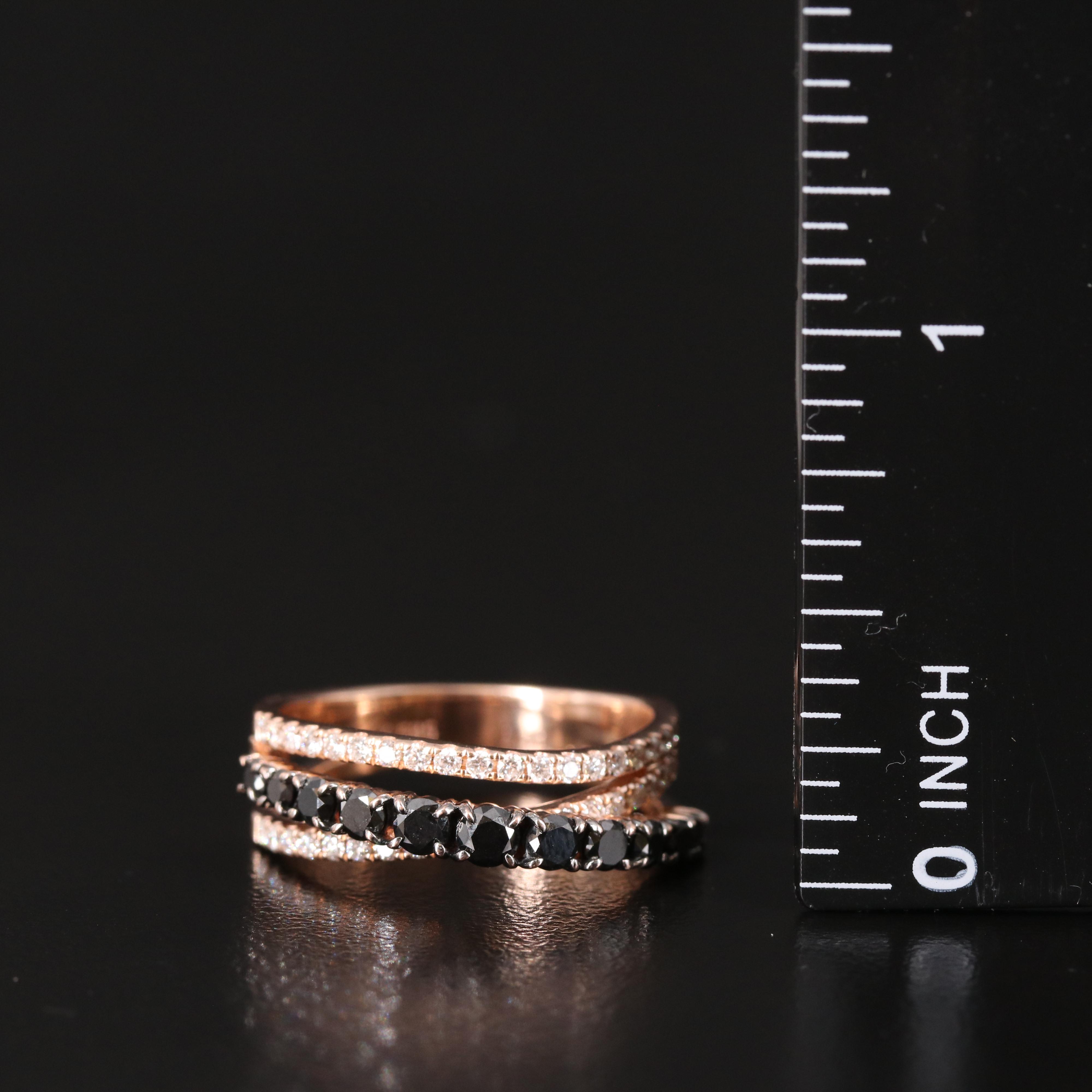 Lali Jewels 14K Rose Gold Diamond Ring