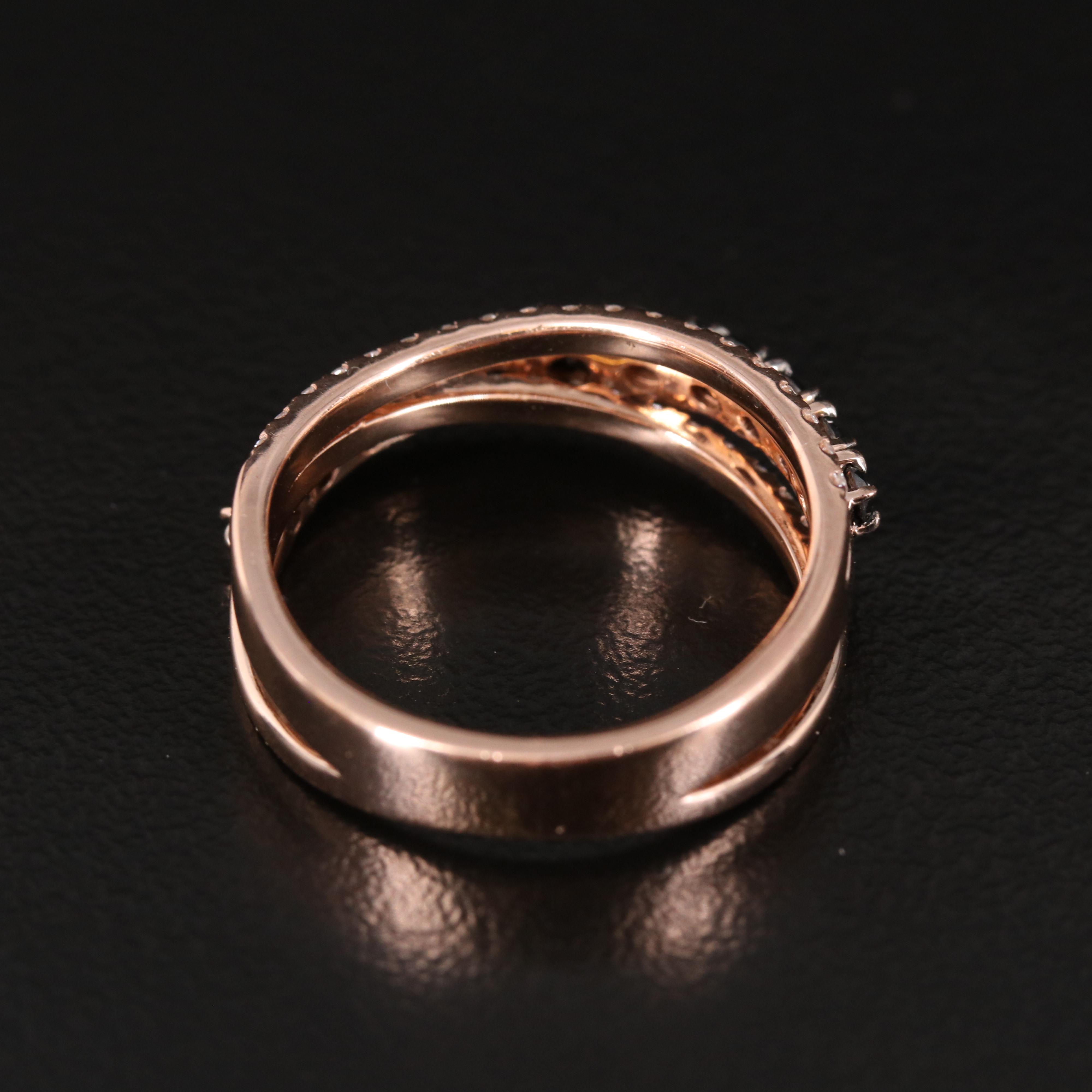 Lali Jewels 14K Rose Gold Diamond Ring