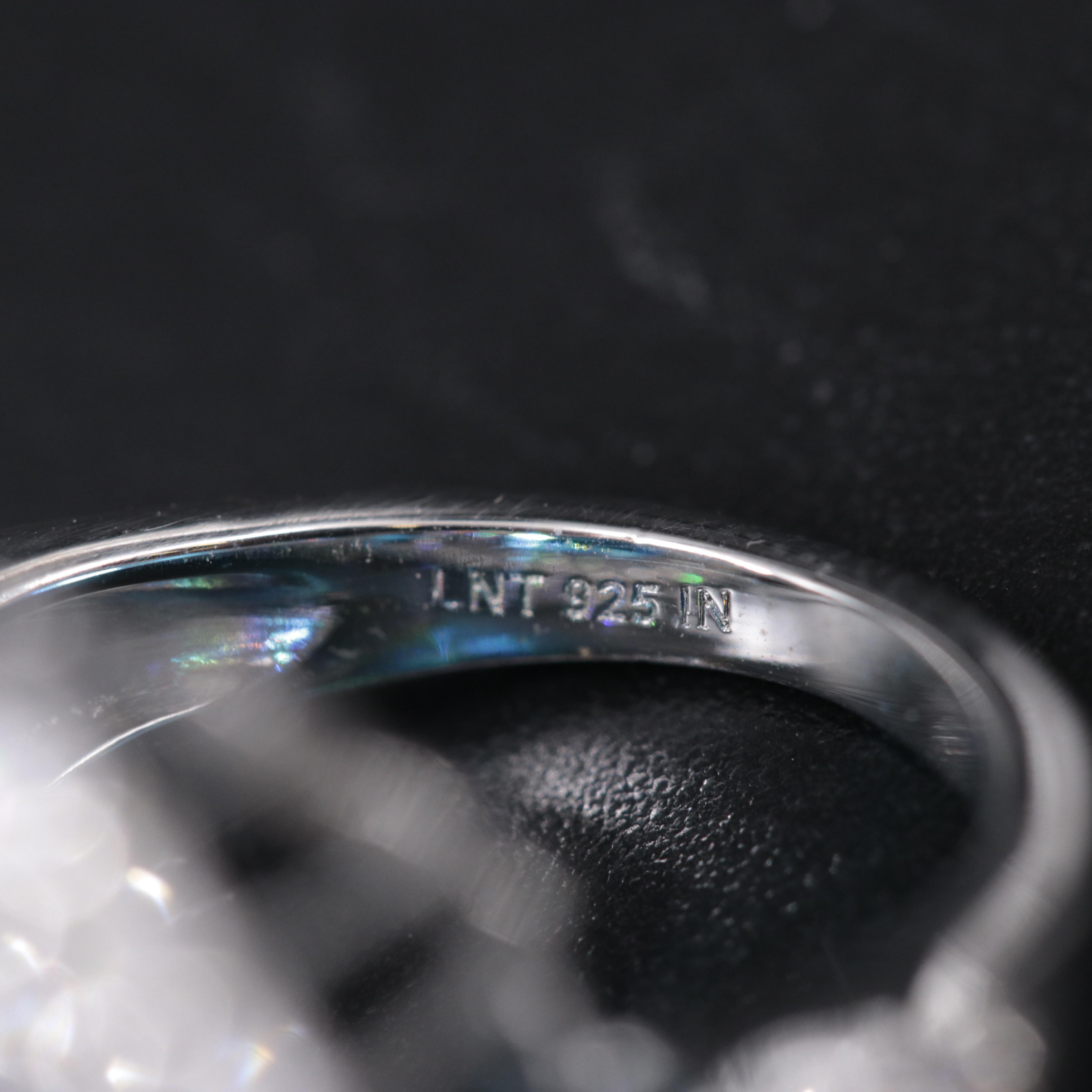 Sterling Silver Ring Including Gemstones