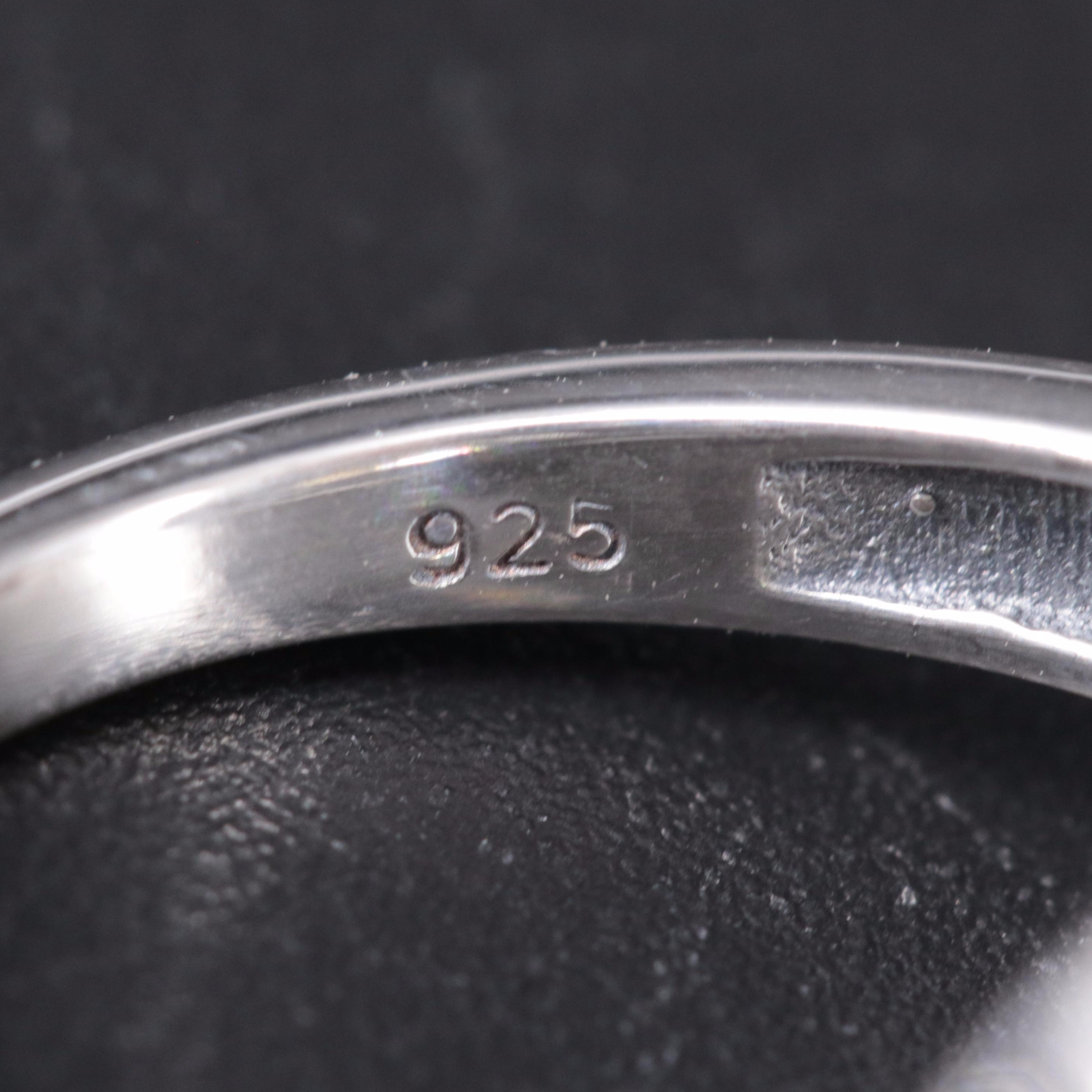 Sterling Silver Ring Including Gemstone