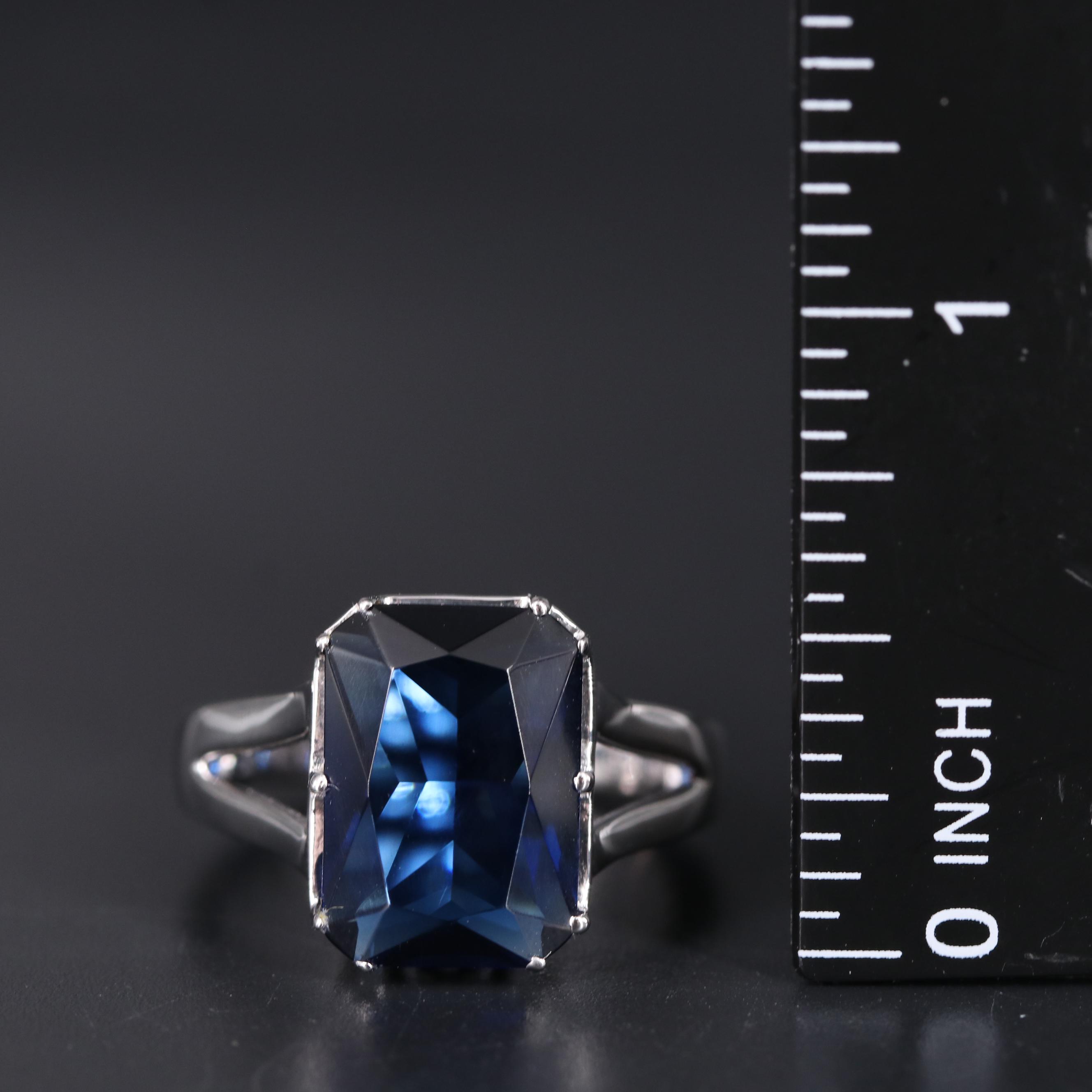 Sterling Silver Ring Including Gemstone