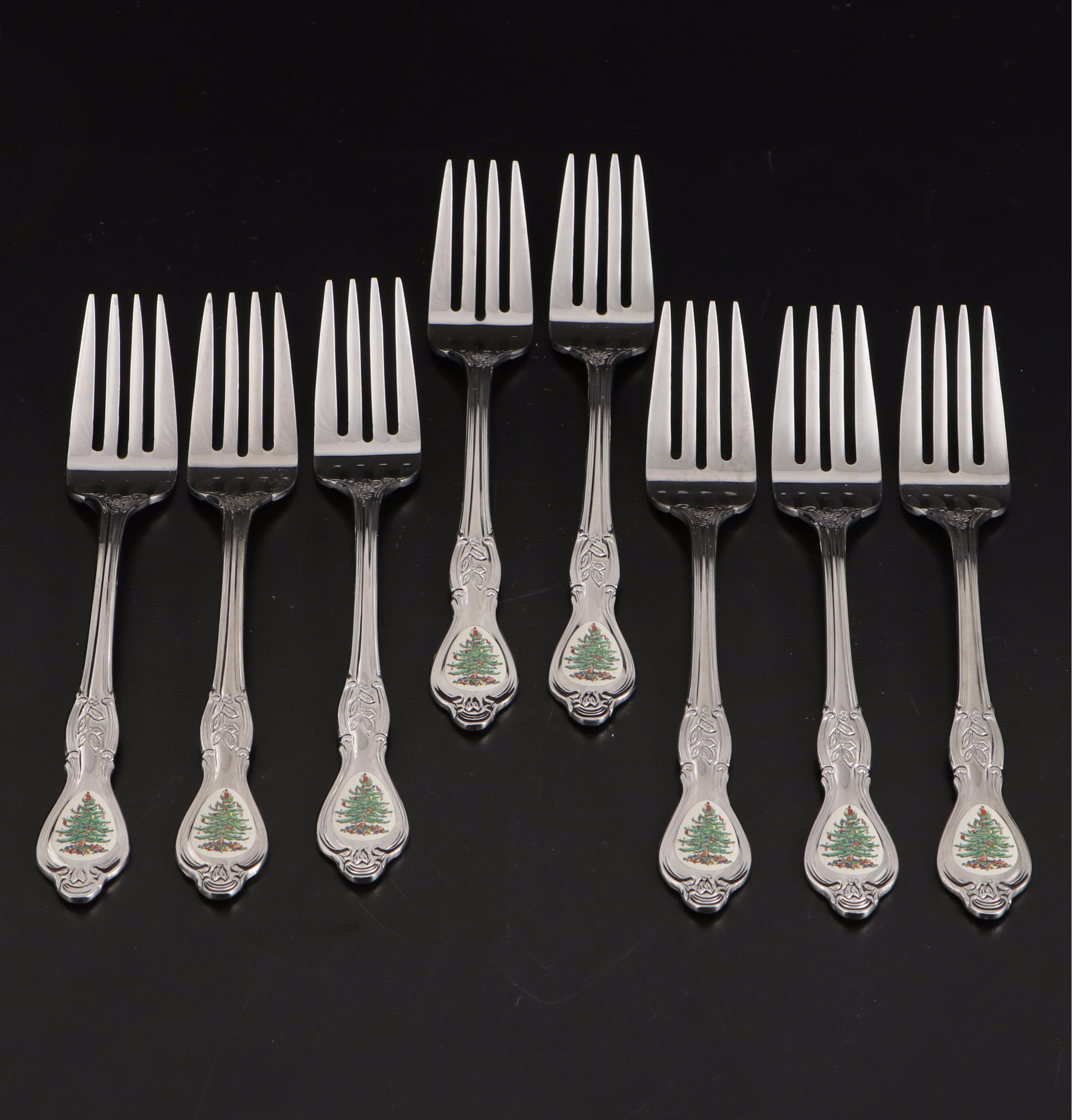 Spode "Christmas Tree" Stainless Steel Flatware
