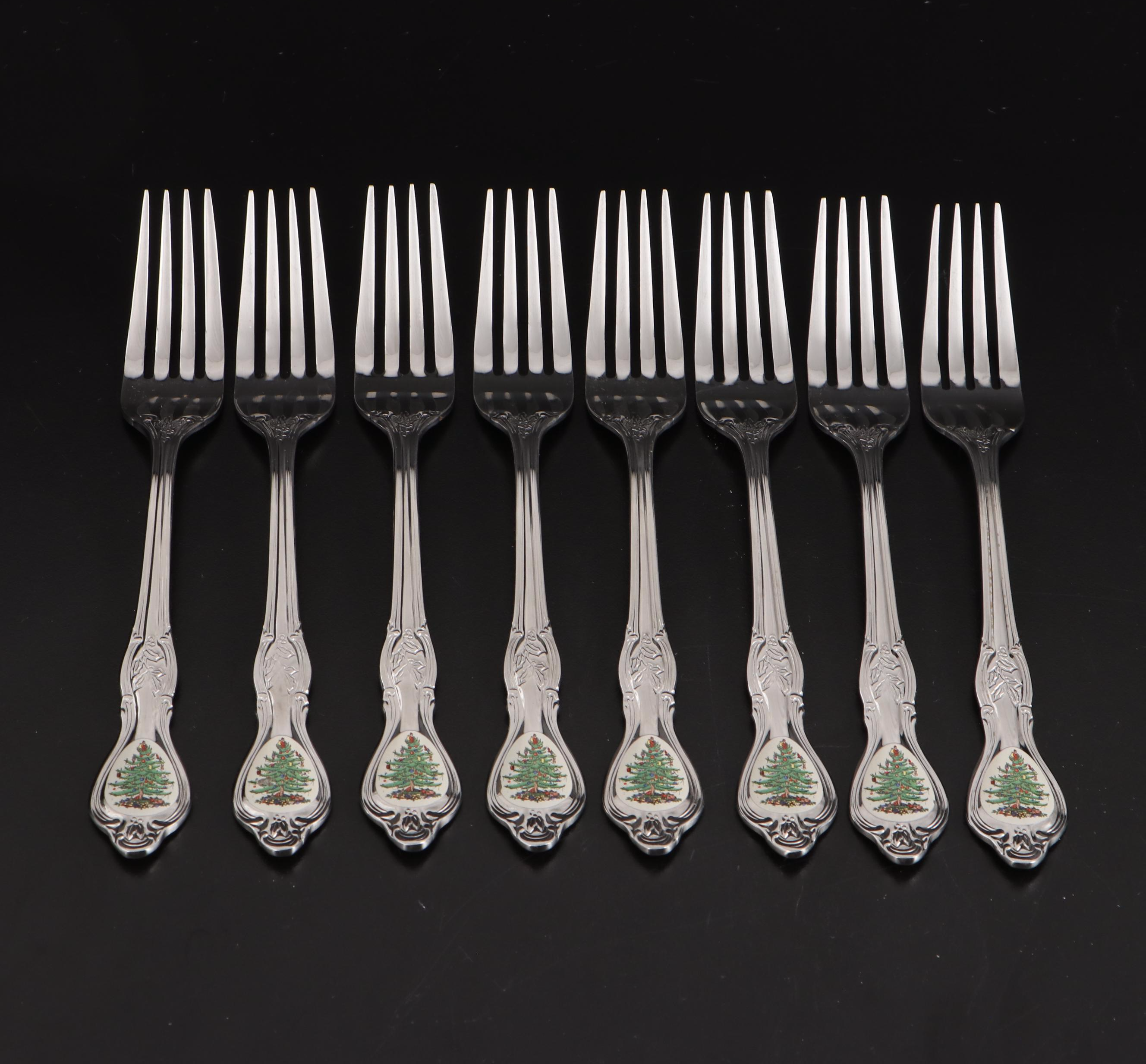 Spode "Christmas Tree" Stainless Steel Flatware