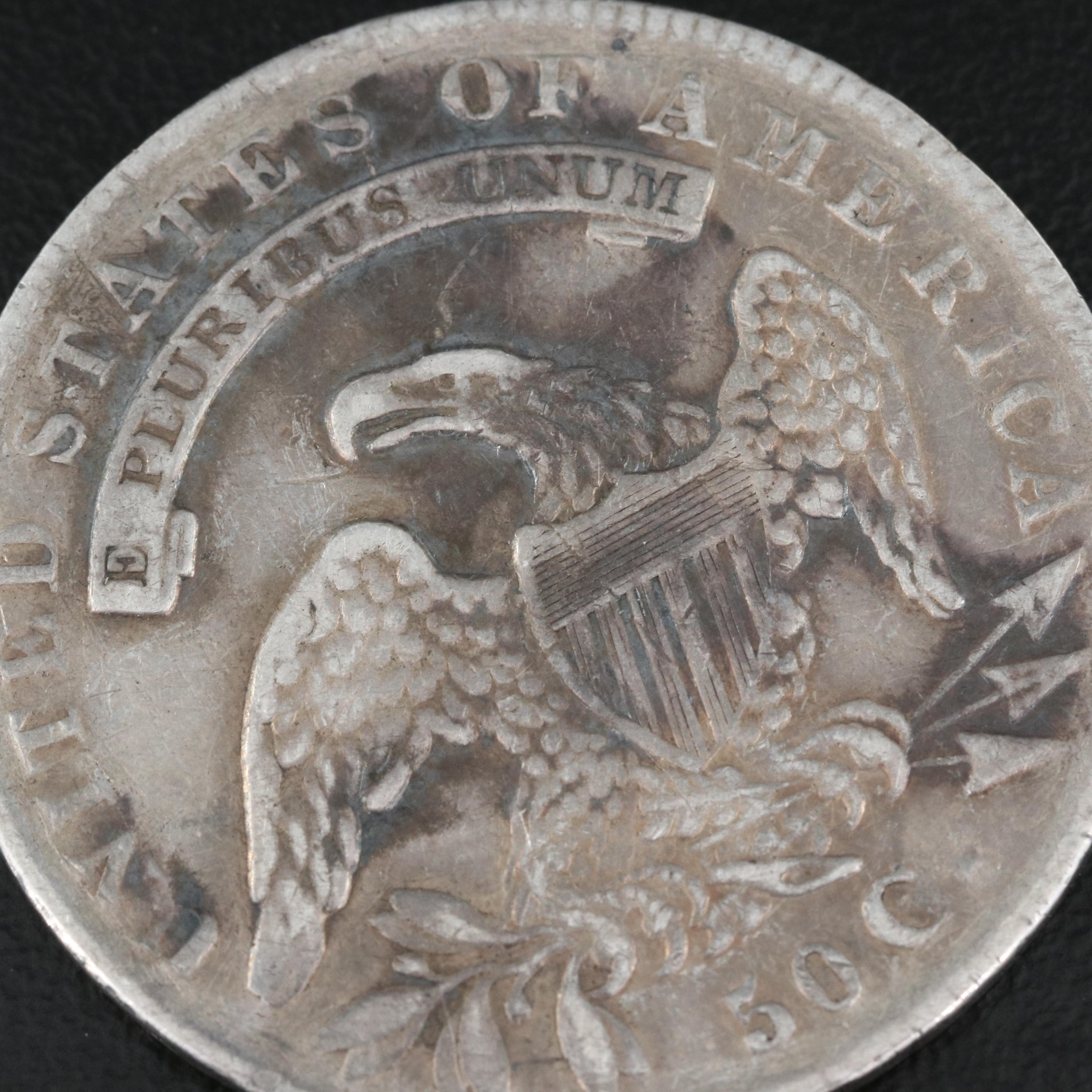 1834 Capped Bust Silver Half Dollar
