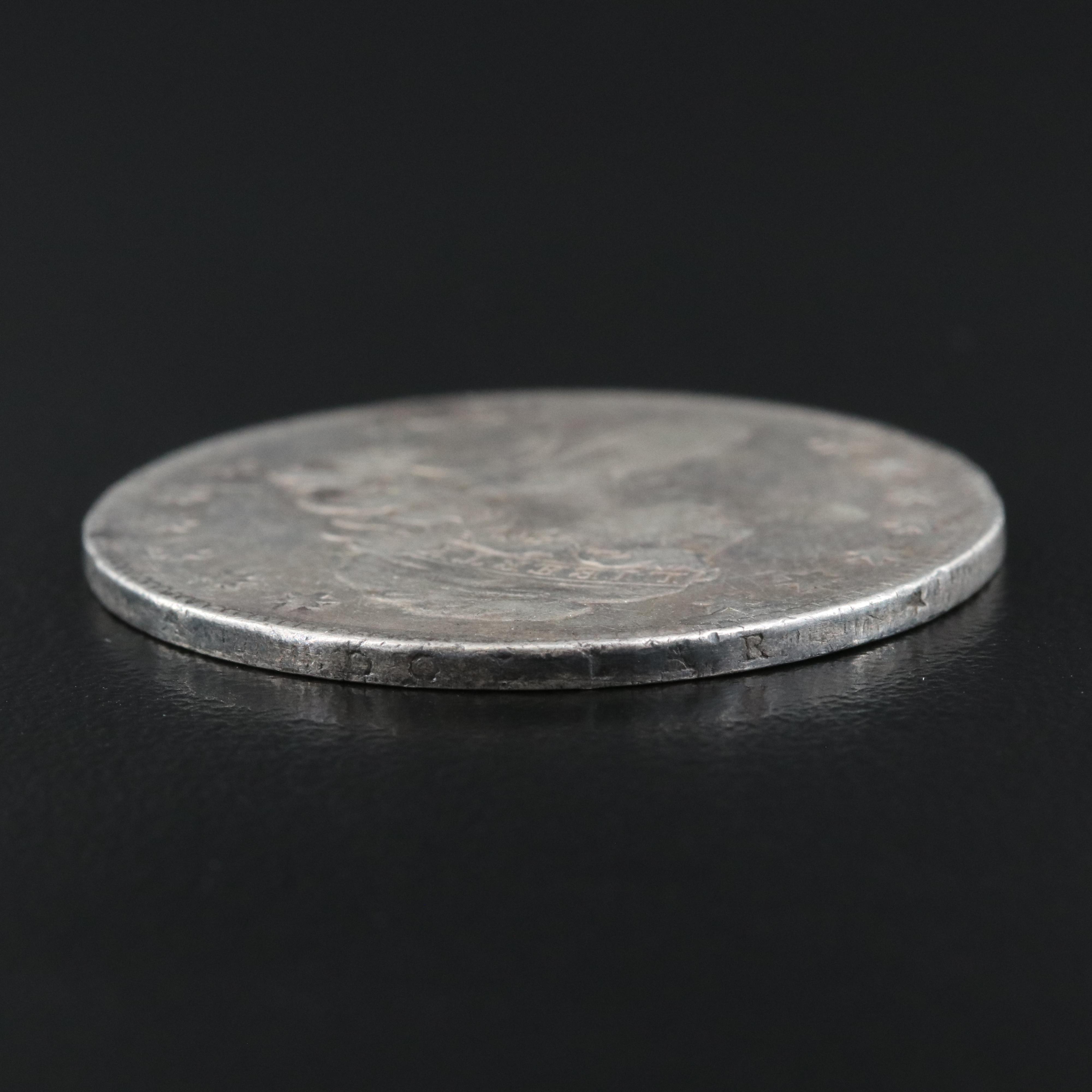 1834 Capped Bust Silver Half Dollar