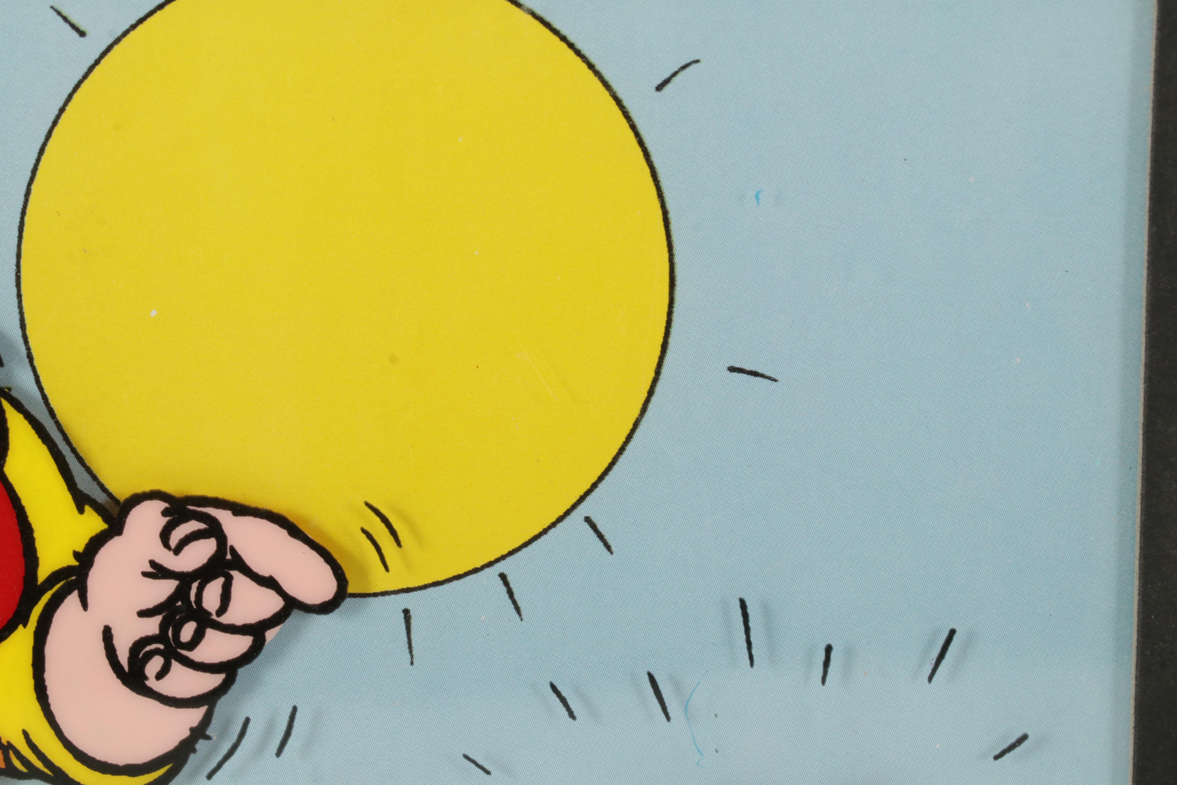 Disney Hand-Painted Animation Cel of Mickey and Gustav the Giant, Circa 1993