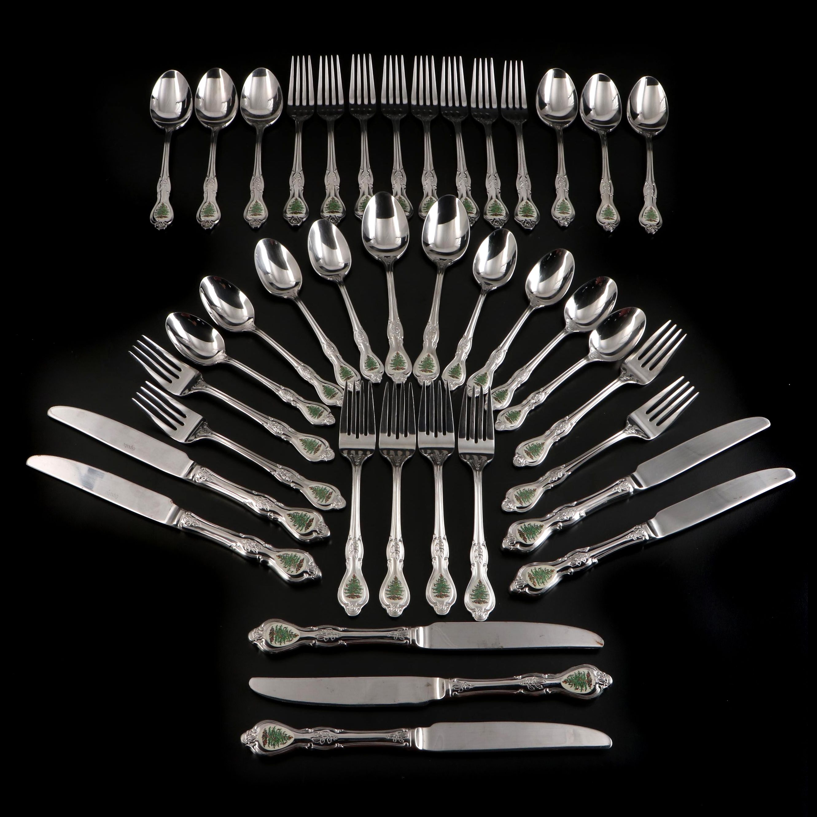 Spode "Christmas Tree" Stainless Steel Flatware