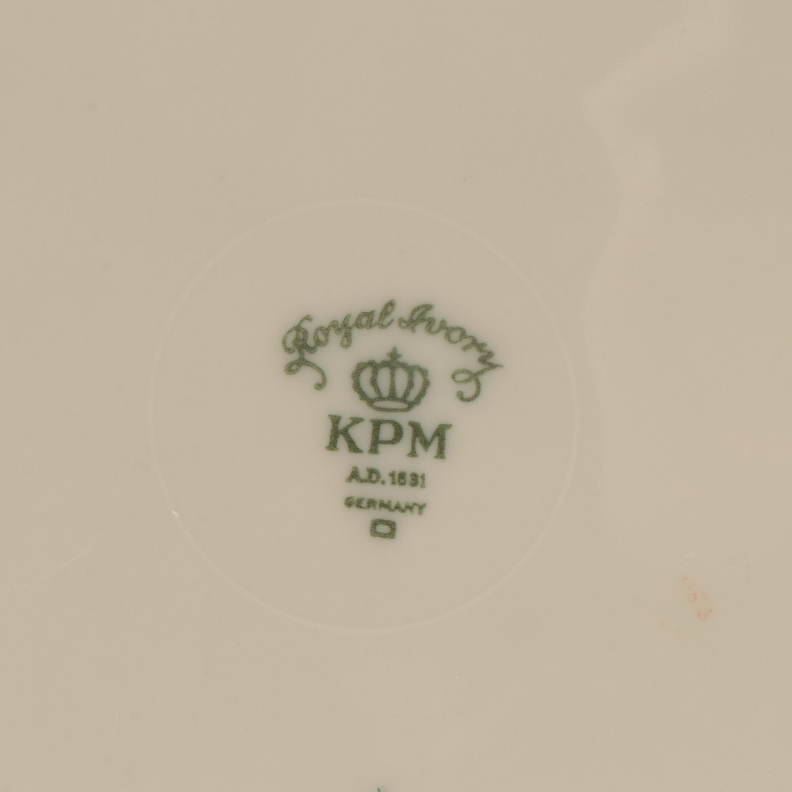 KPM Royal Ivory "Riviera" Porcelain Dinnerware and Serveware