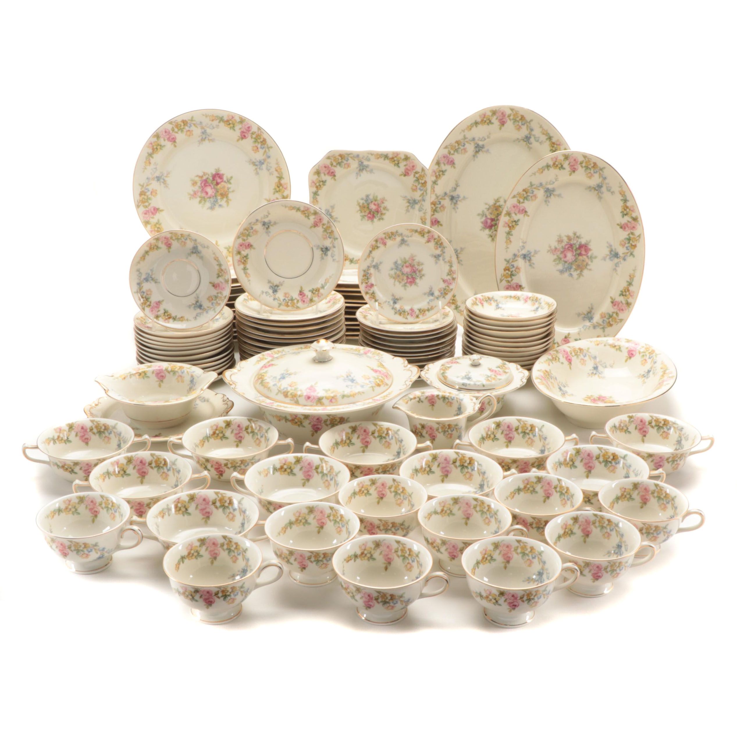KPM Royal Ivory "Riviera" Porcelain Dinnerware and Serveware