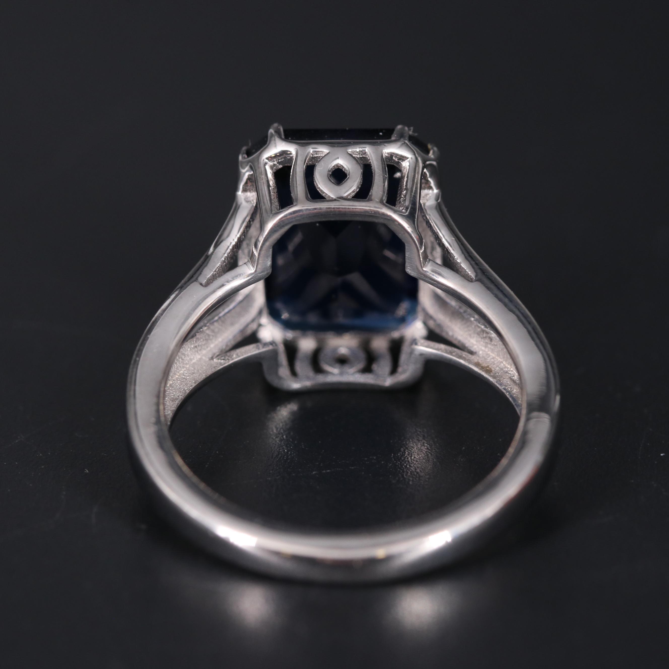 Sterling Silver Ring Including Gemstone