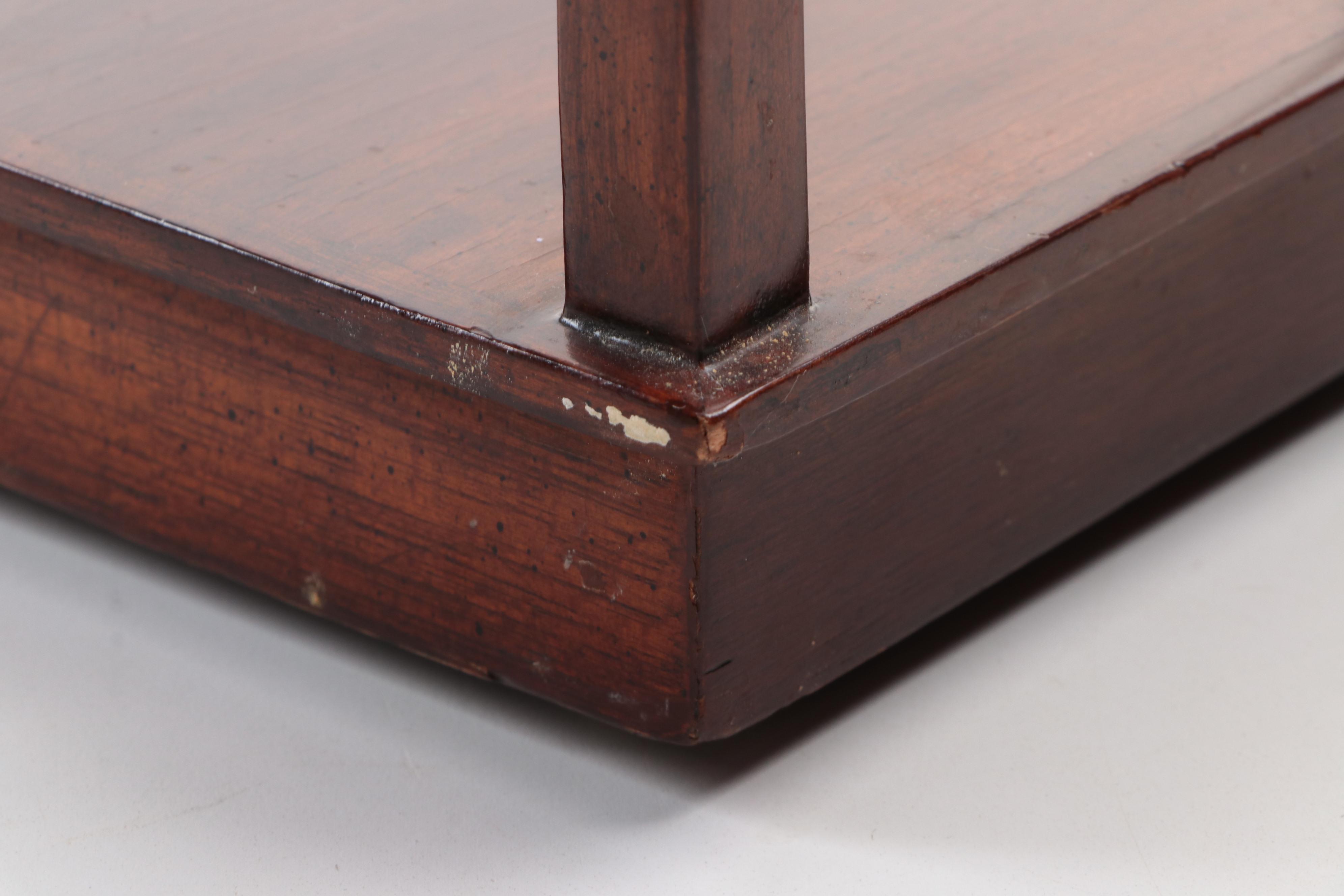 Maitland-Smith Mahogany Finish Model Staircase Display Stand