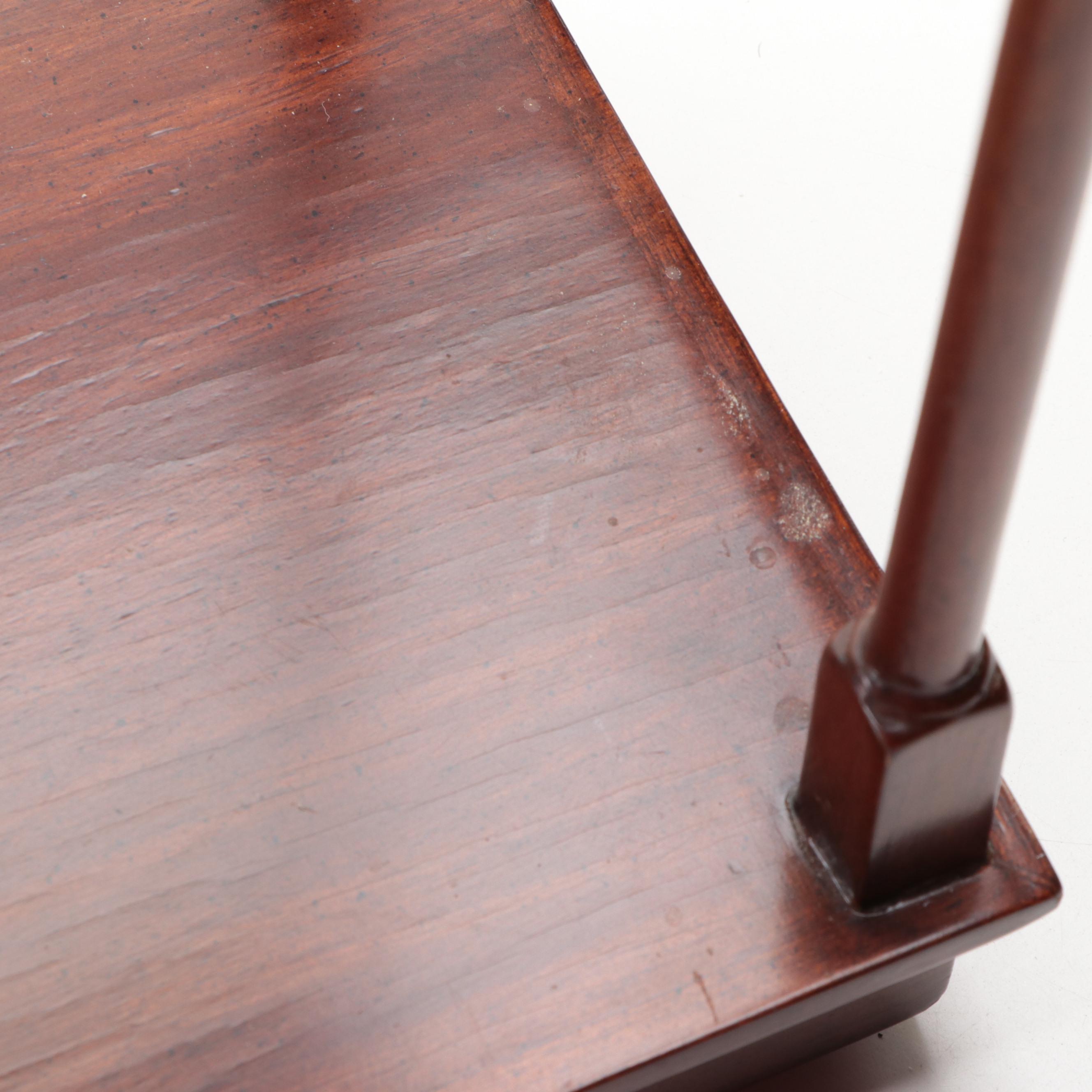 Maitland-Smith Mahogany Finish Model Staircase Display Stand