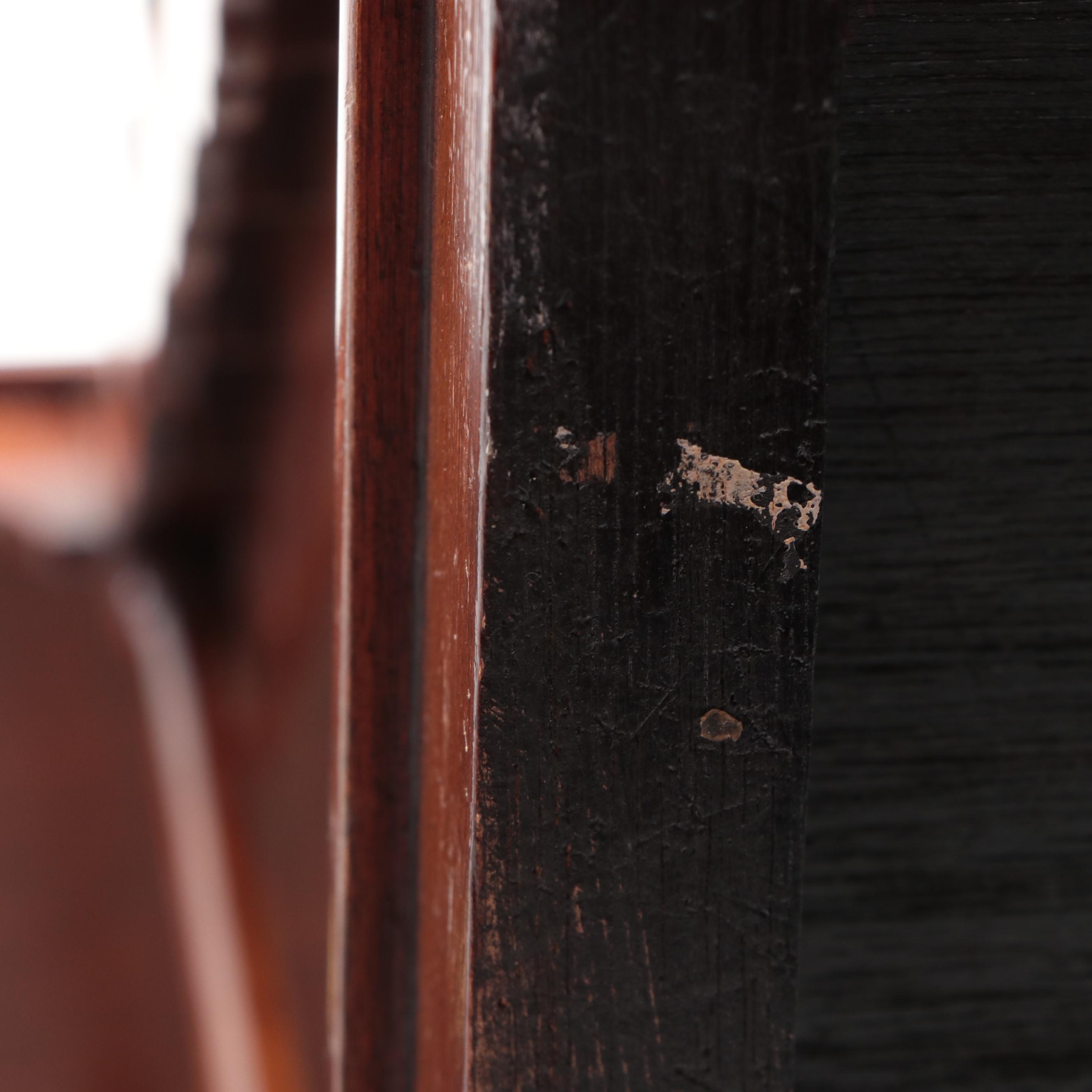 Maitland-Smith Mahogany Finish Model Staircase Display Stand