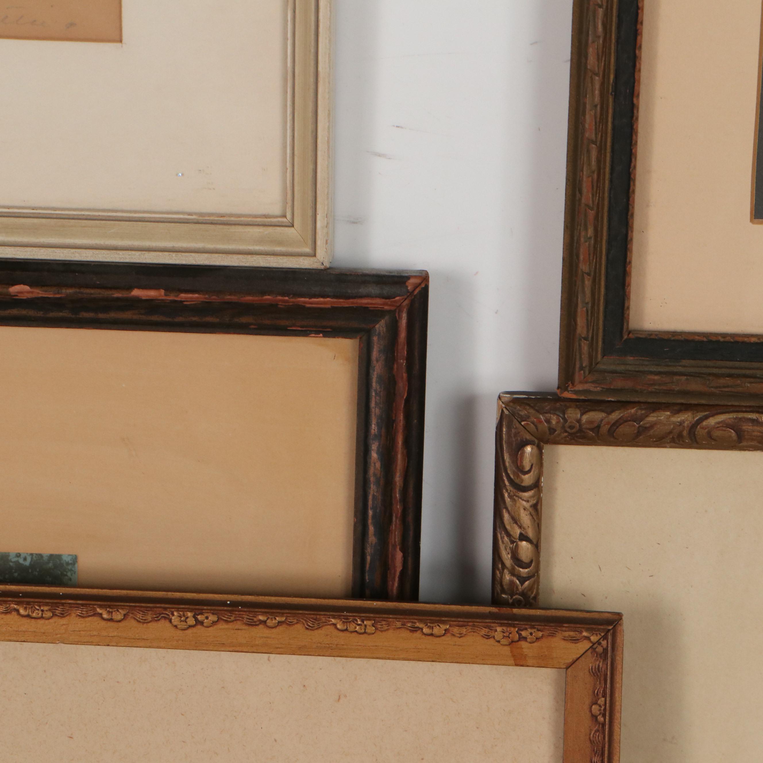 Wallace Nutting Hand-Colored Photographs Including "The Swimming Pool"