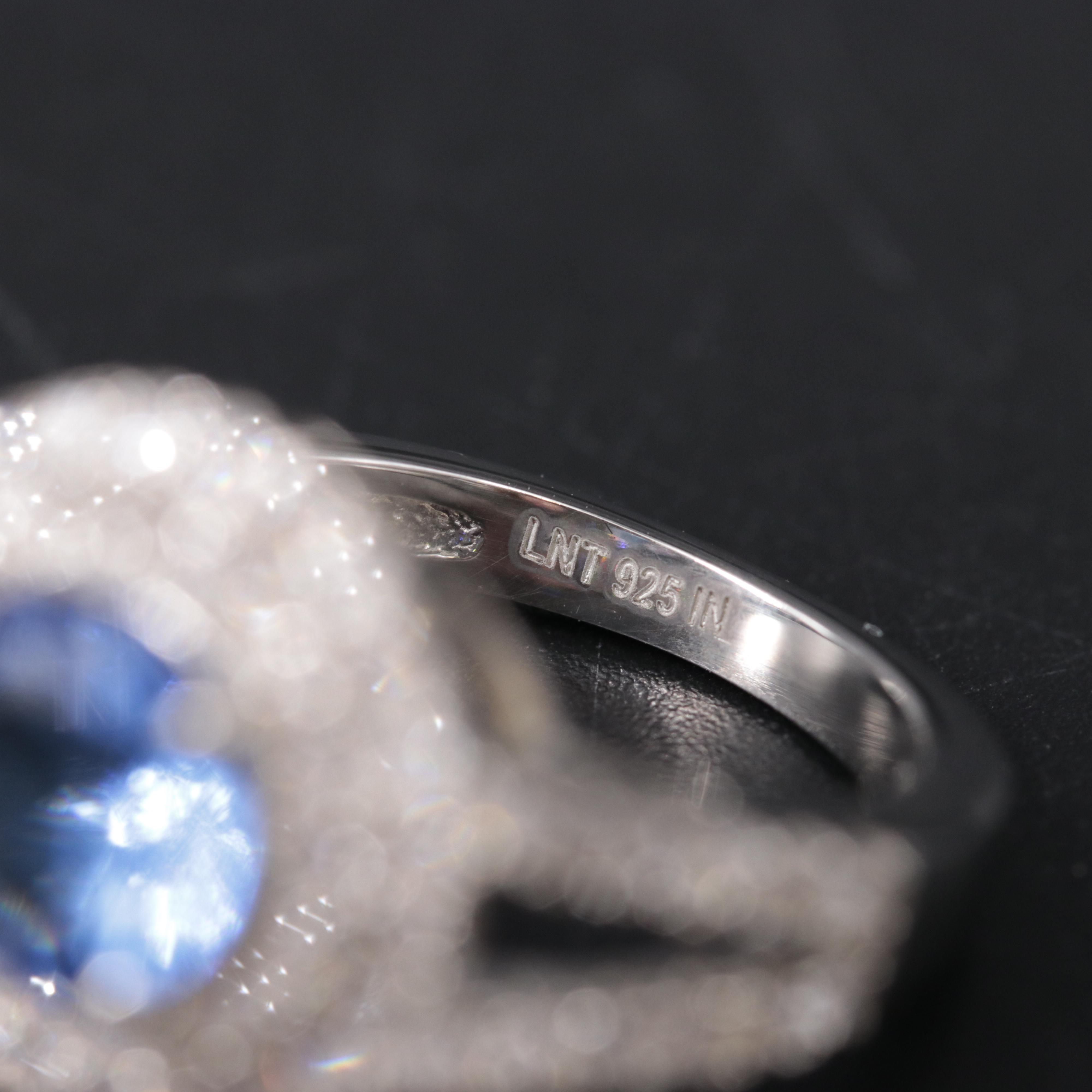 Sterling Silver Ring Including Gemstones