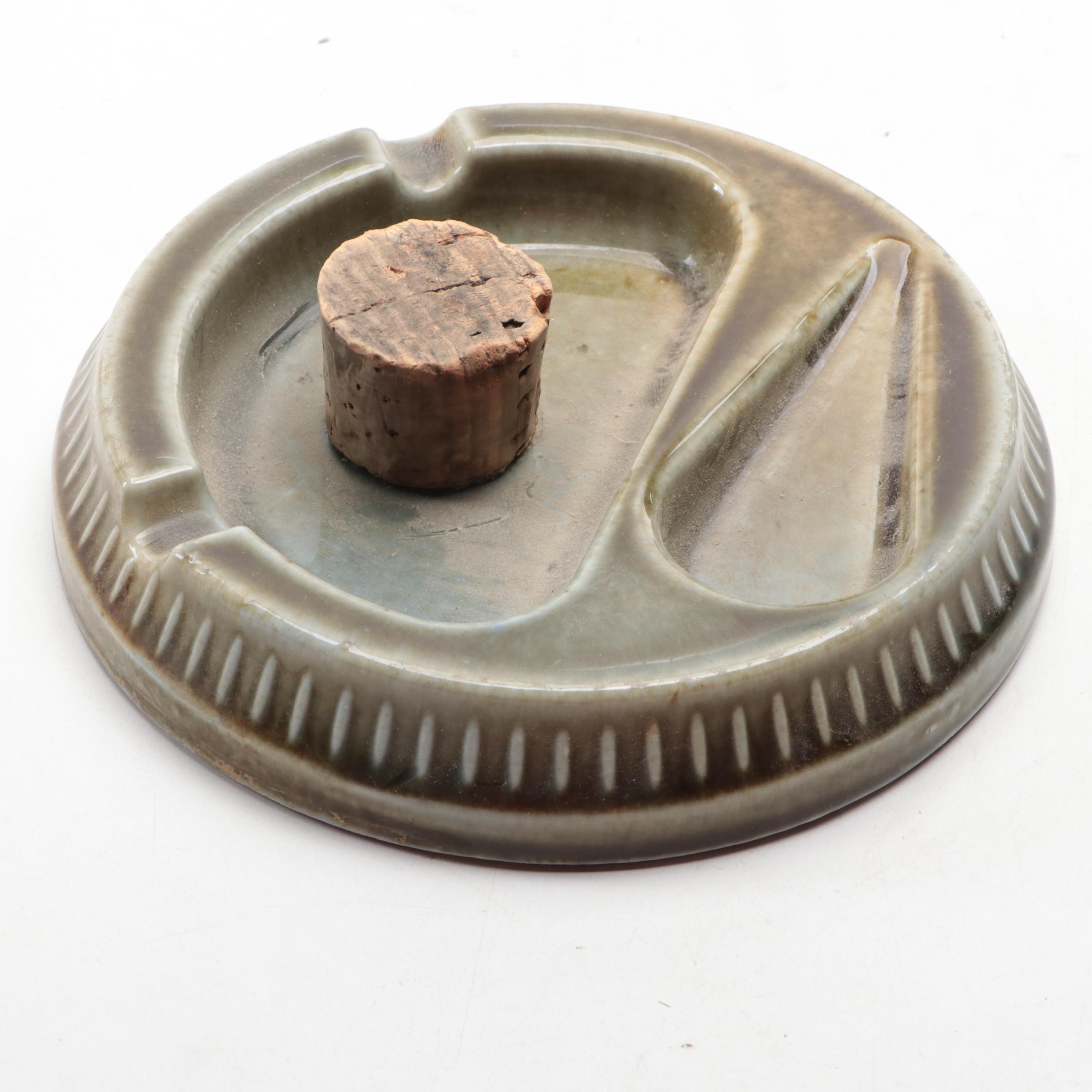 Meerschaum and Briar Tobacco Pipes with Humidor, Pipe Rests, Ashtrays and More