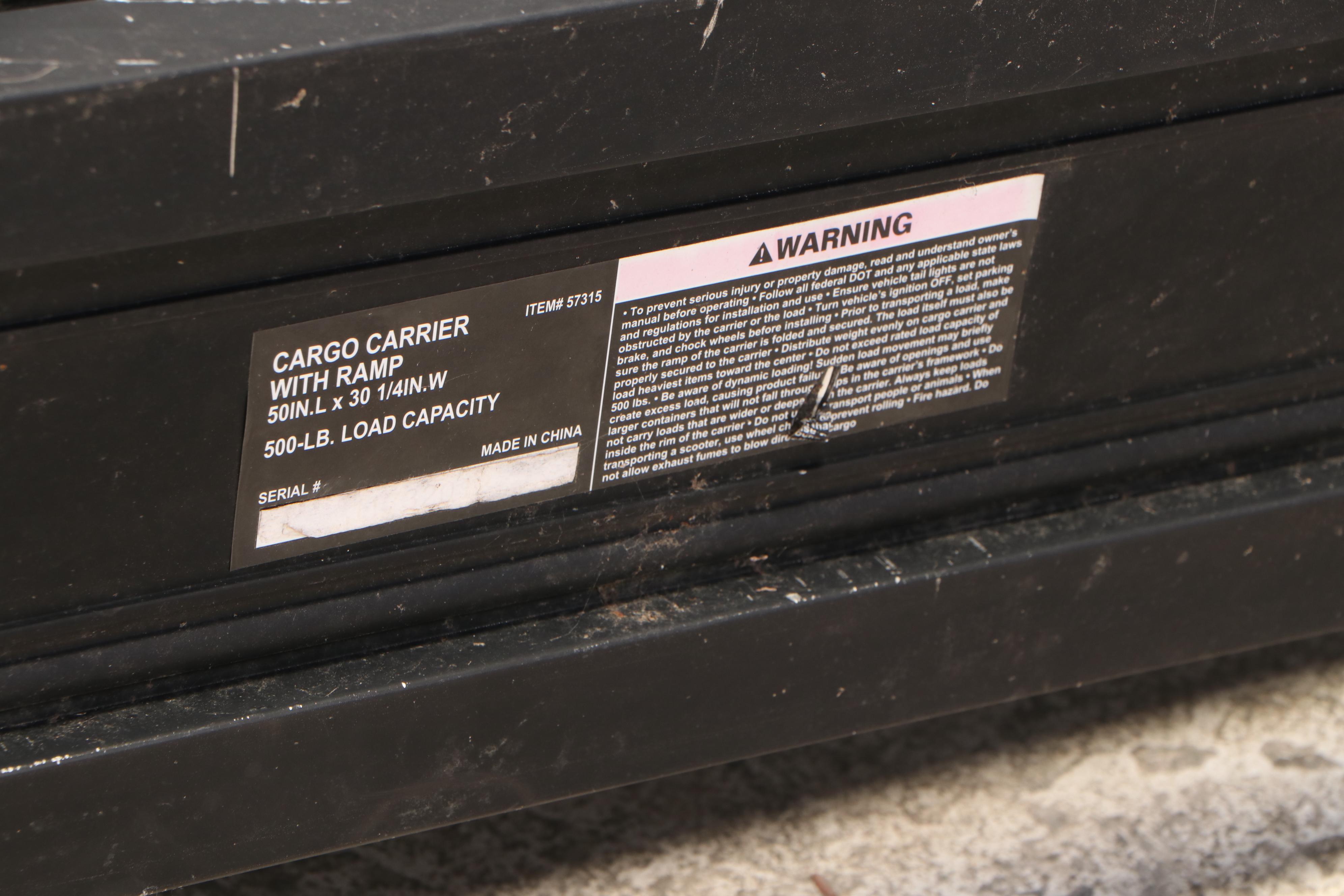 Ultra-Tow Cargo Wheelchair Carrier with Ramp