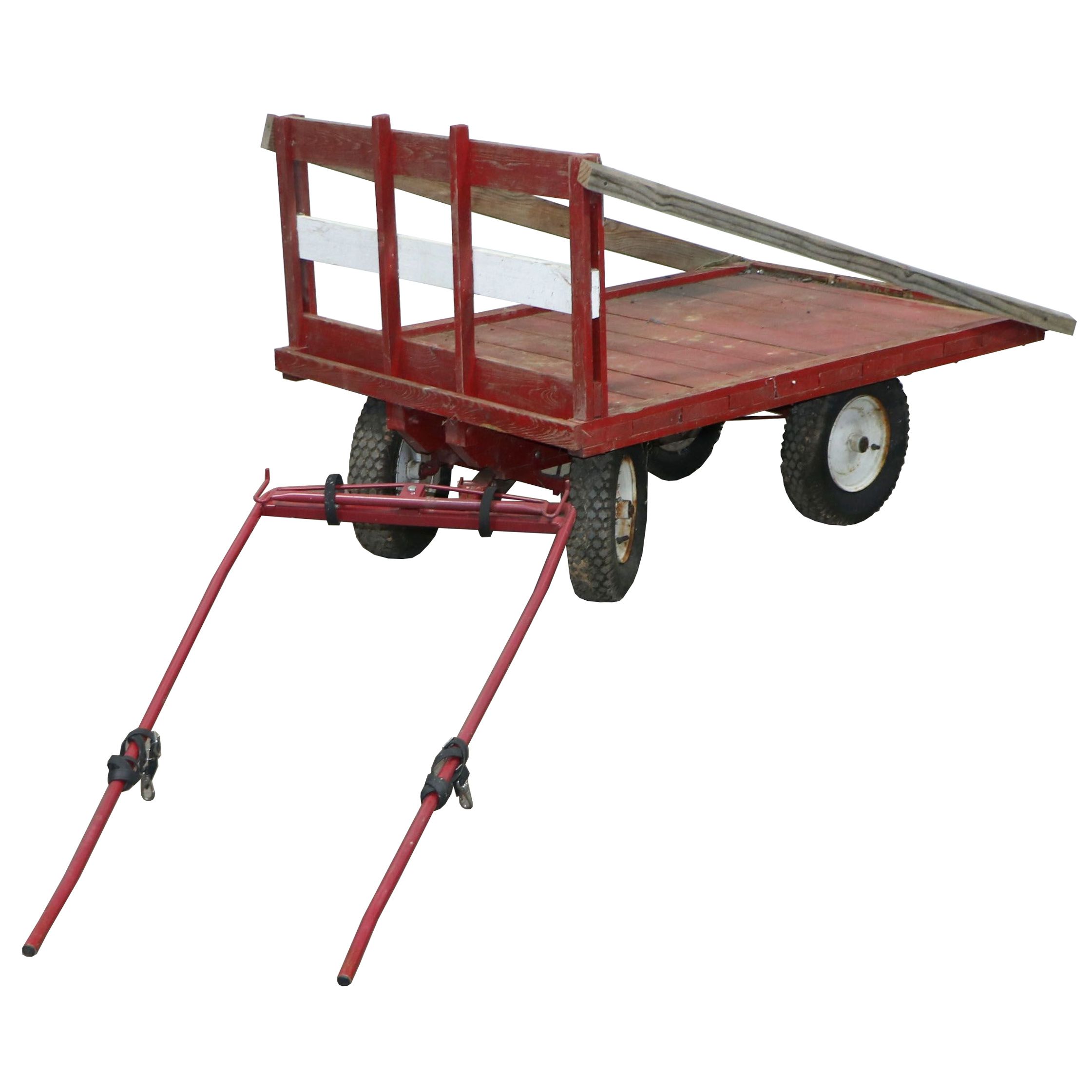 Wooden Garden Cart with Pony Hitch