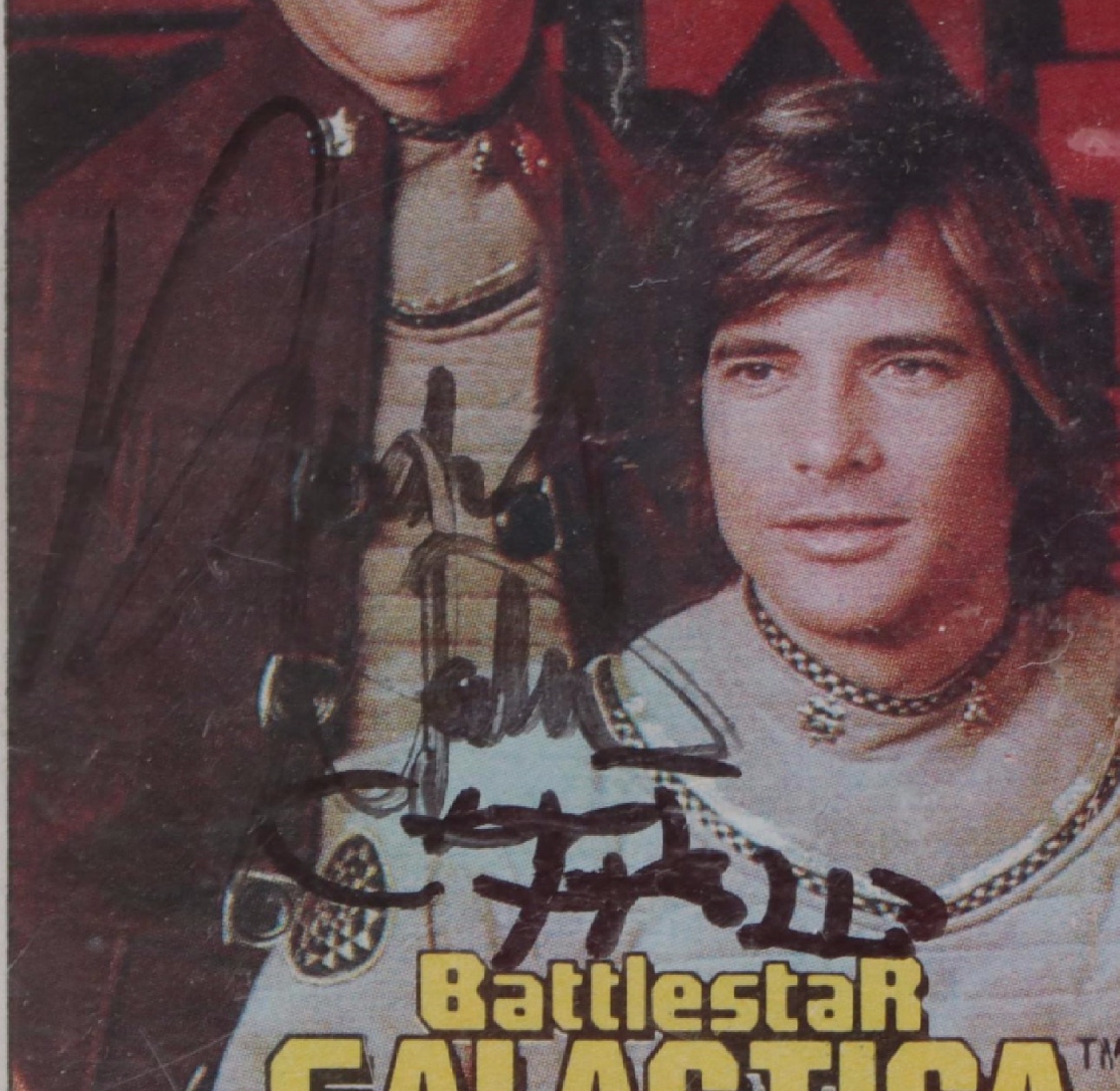Richard Hatch Signed "Battlestar Galactica" Trading Card, 1978