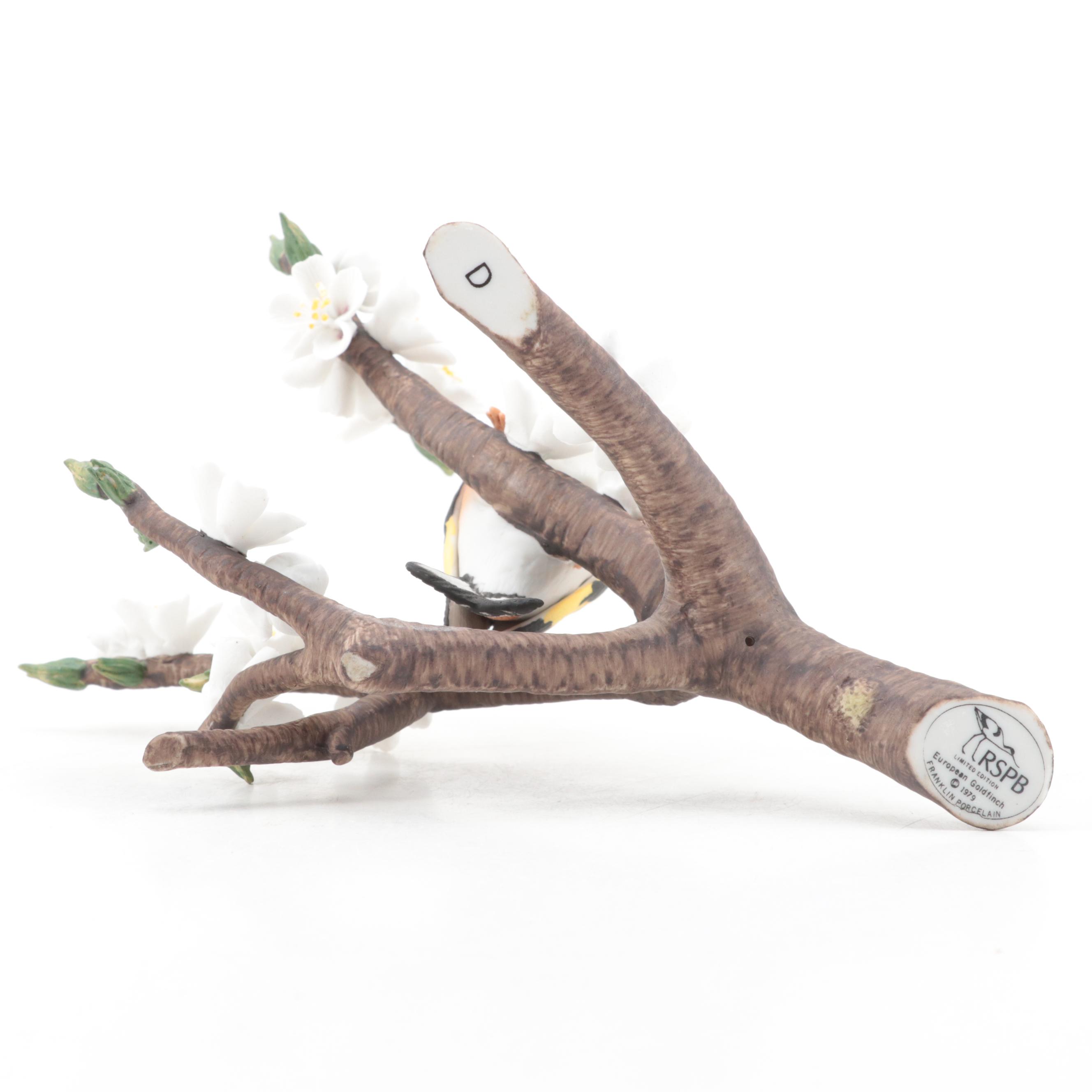 Franklin Mint Limited Edition "European Robin" and More Porcelain Bird Figurines