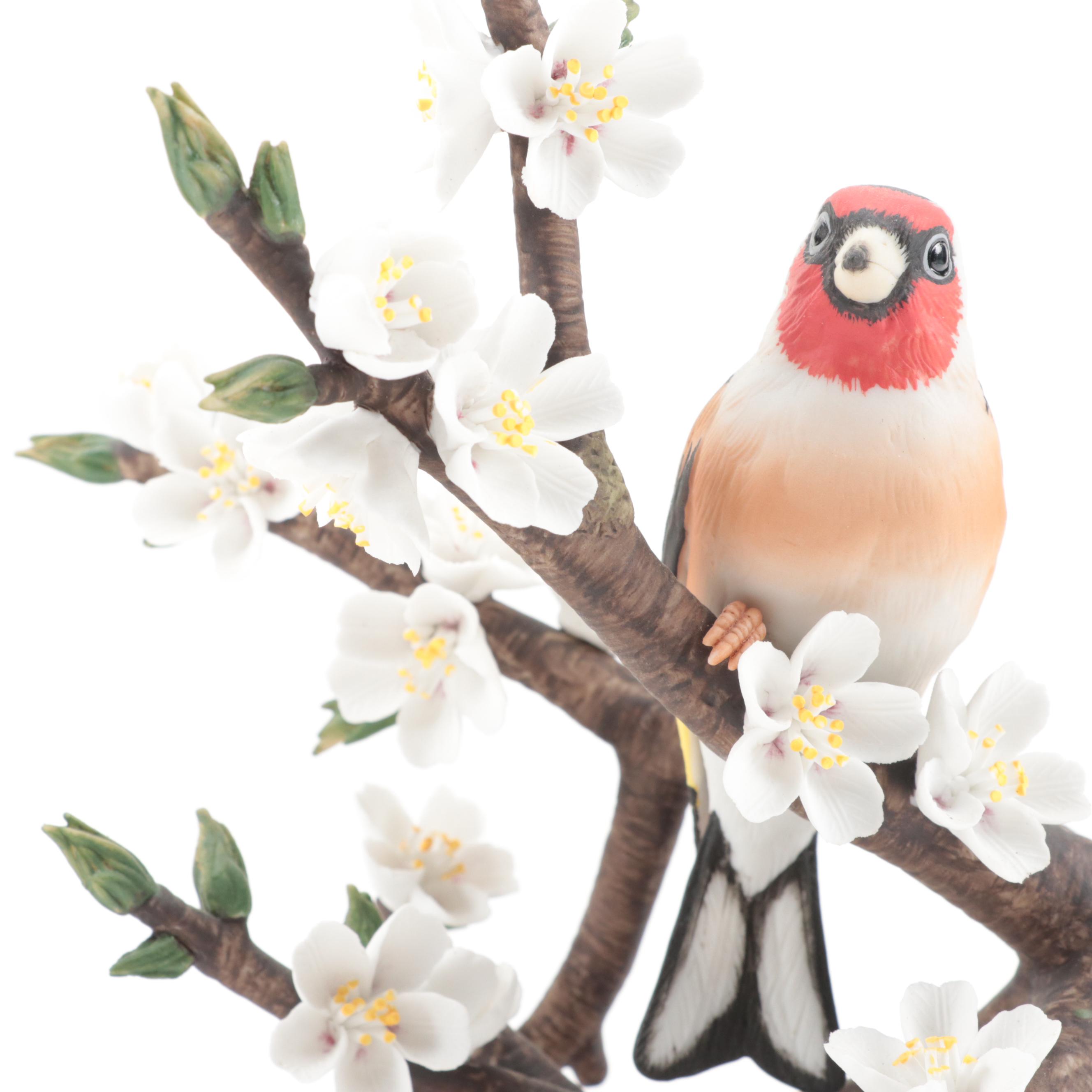 Franklin Mint Limited Edition "European Robin" and More Porcelain Bird Figurines