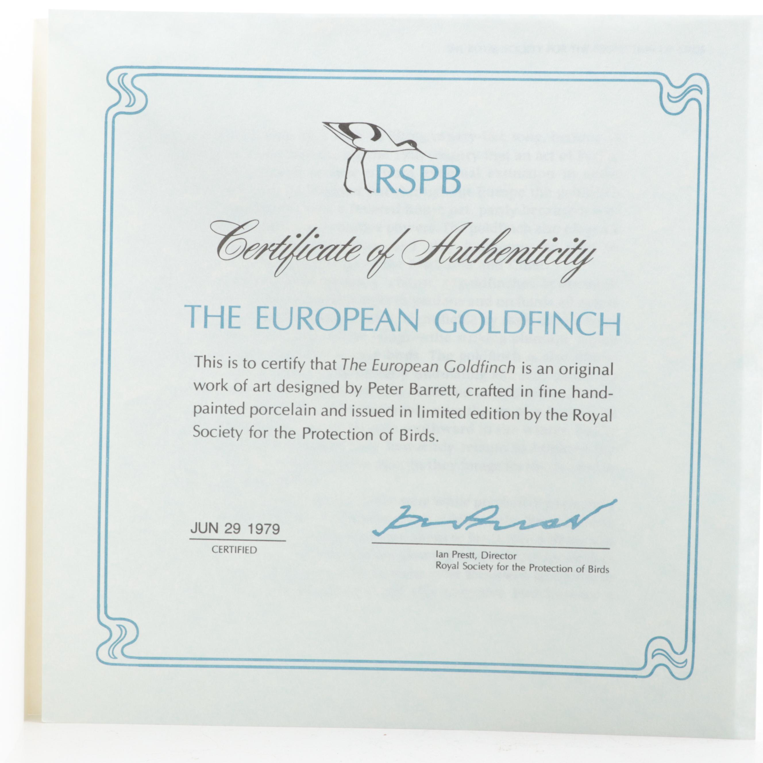 Franklin Mint Limited Edition "European Robin" and More Porcelain Bird Figurines