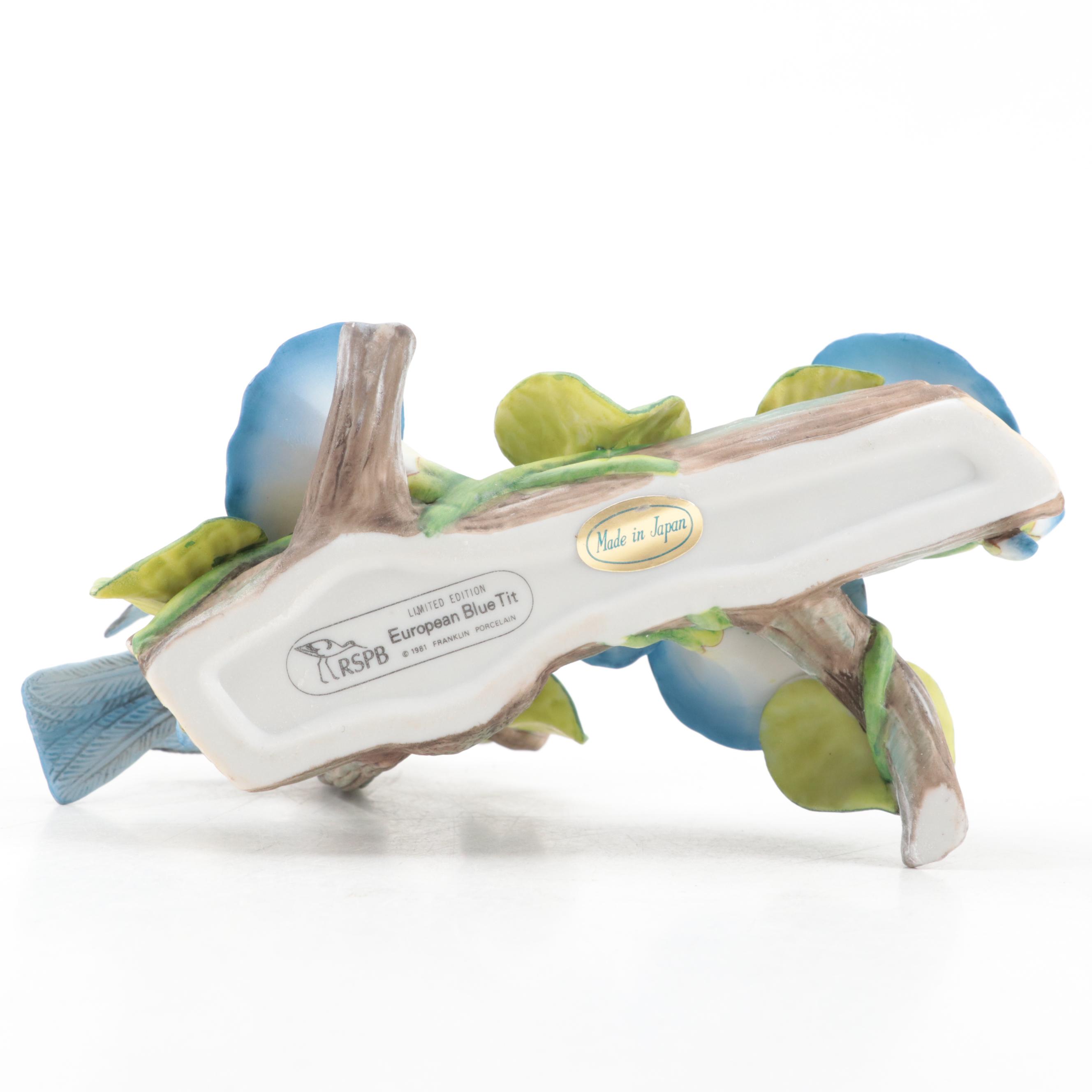 Franklin Mint Limited Edition "European Robin" and More Porcelain Bird Figurines