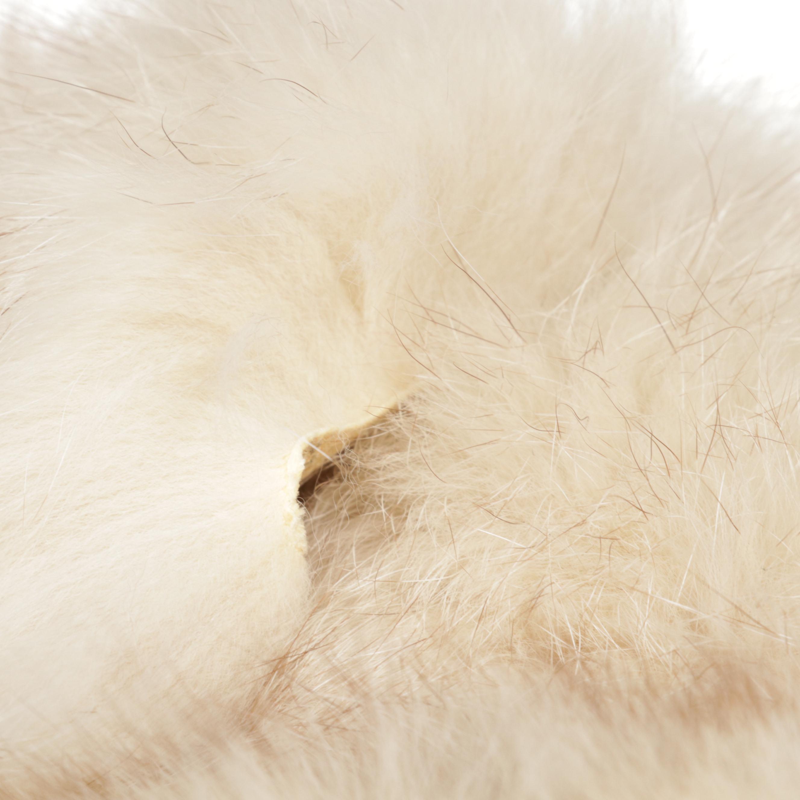 Saga Fox Blue Fox Fur Jacket with Shawl Collar