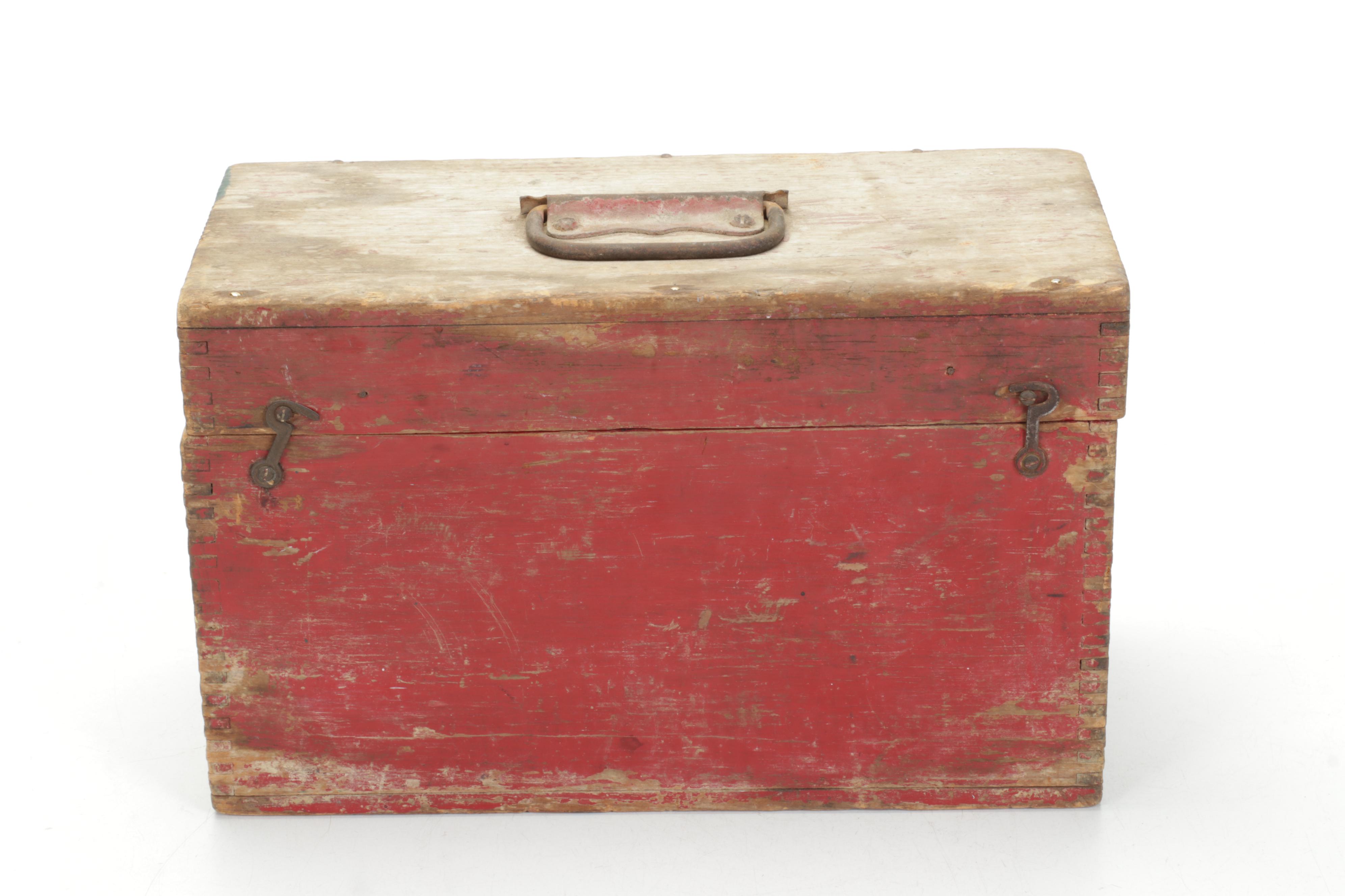 Sears Craftsman Surveyor Transit Compass with Case, Early to Mid-20th C