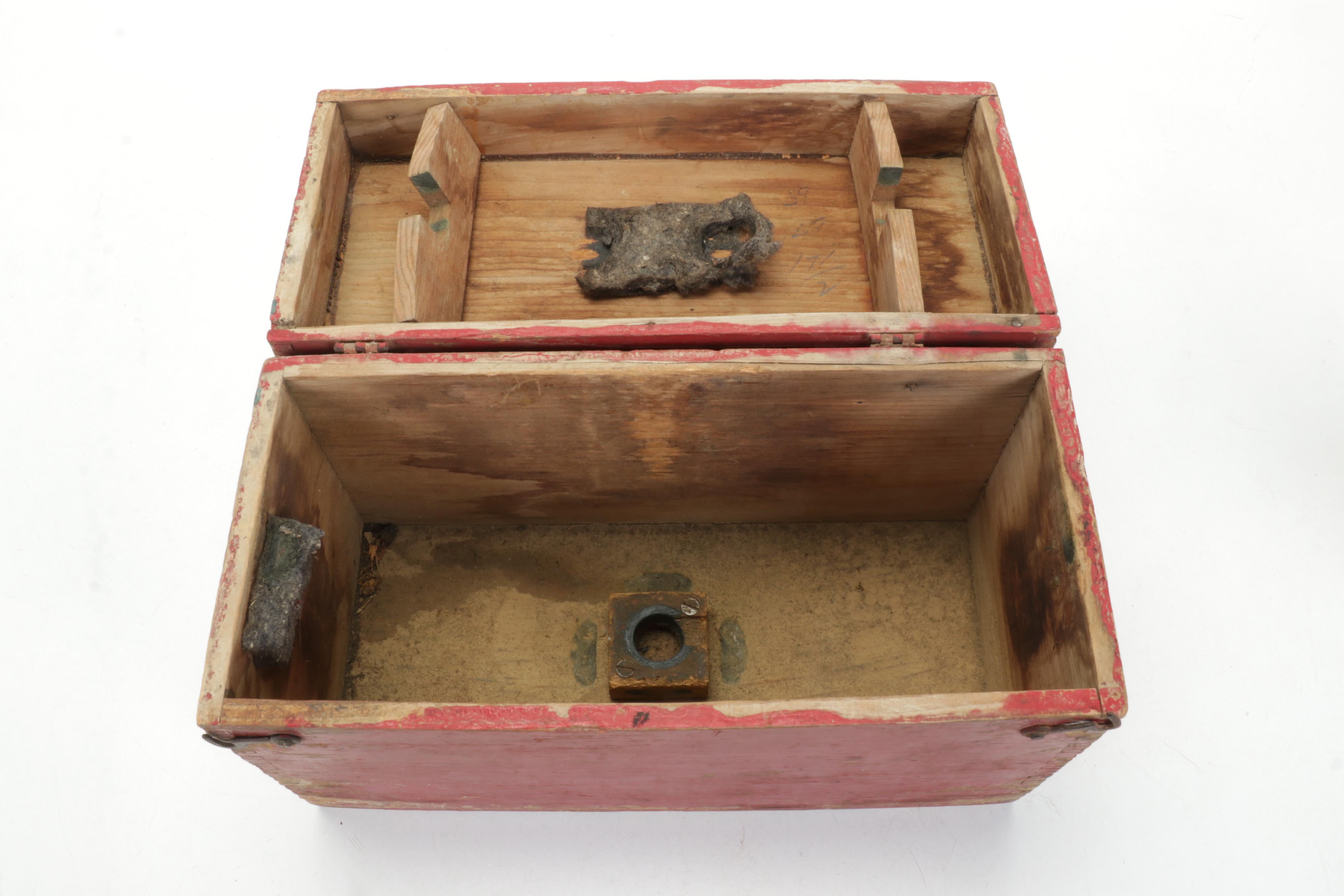 Sears Craftsman Surveyor Transit Compass with Case, Early to Mid-20th C