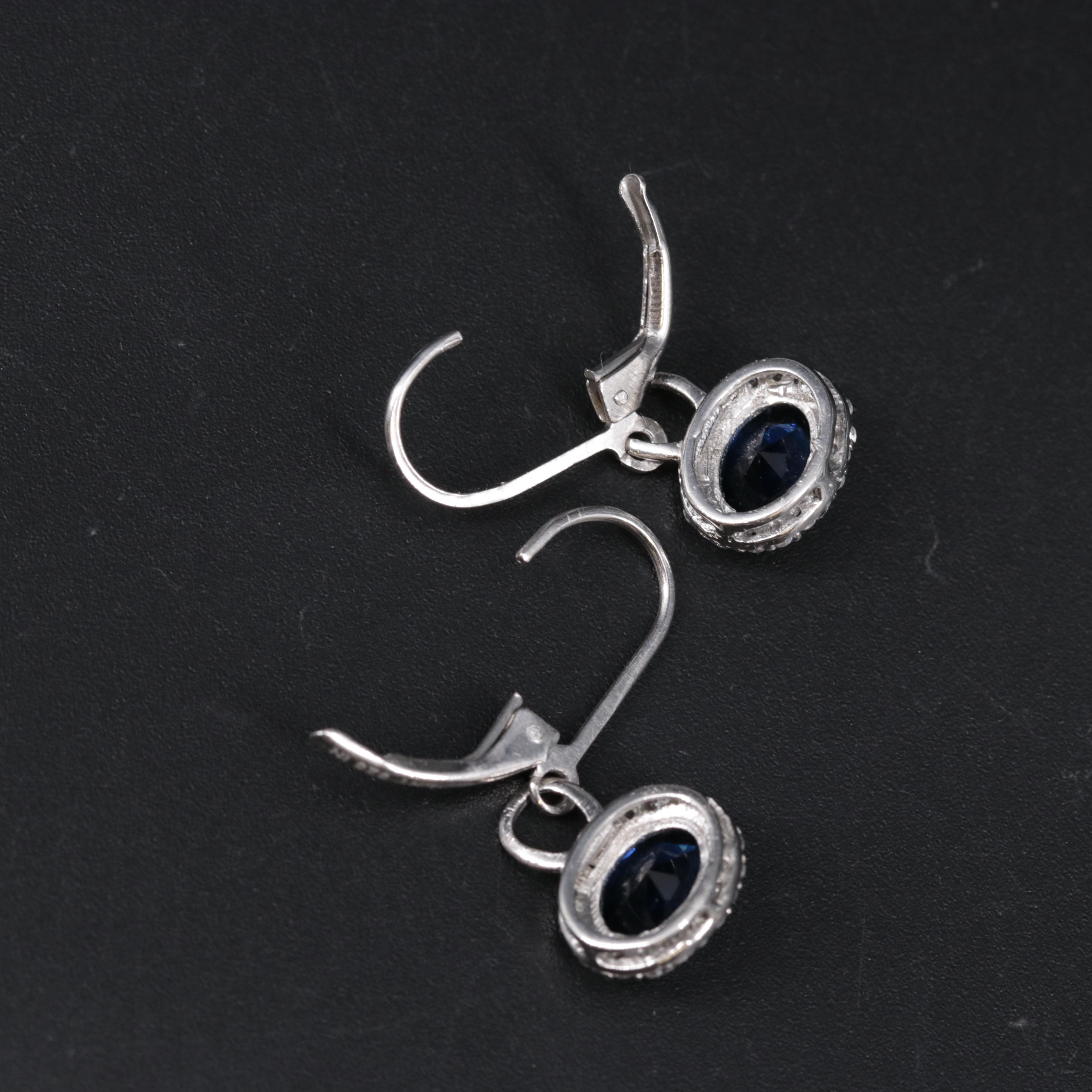 Sterling Silver Earrings Including Gemstones and Cubic Zirconia