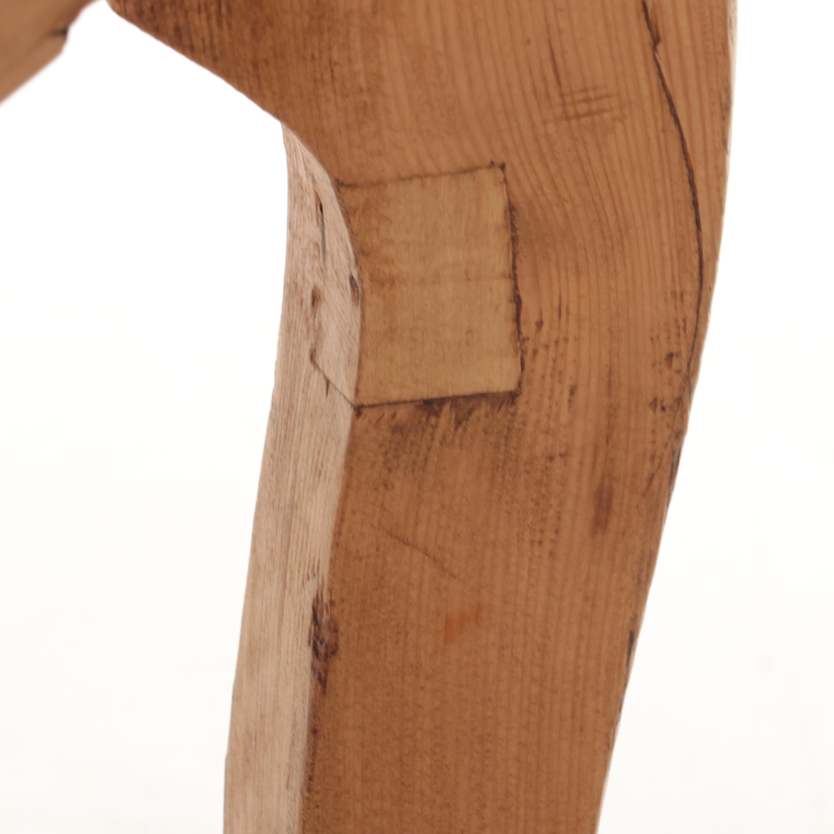 French Provincial Style Stripped Pine Work Table