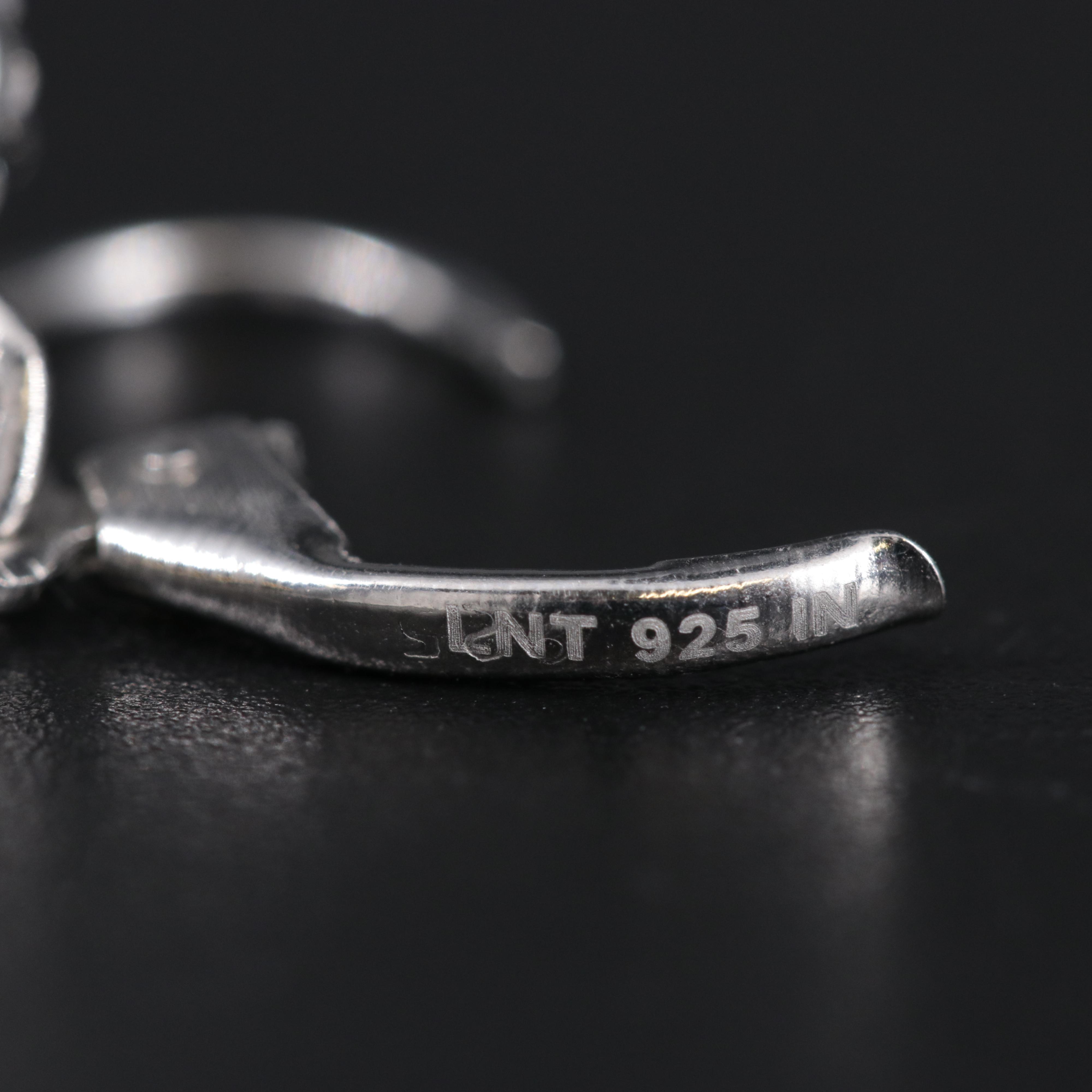 Sterling Silver Earrings Including Gemstones and Cubic Zirconia