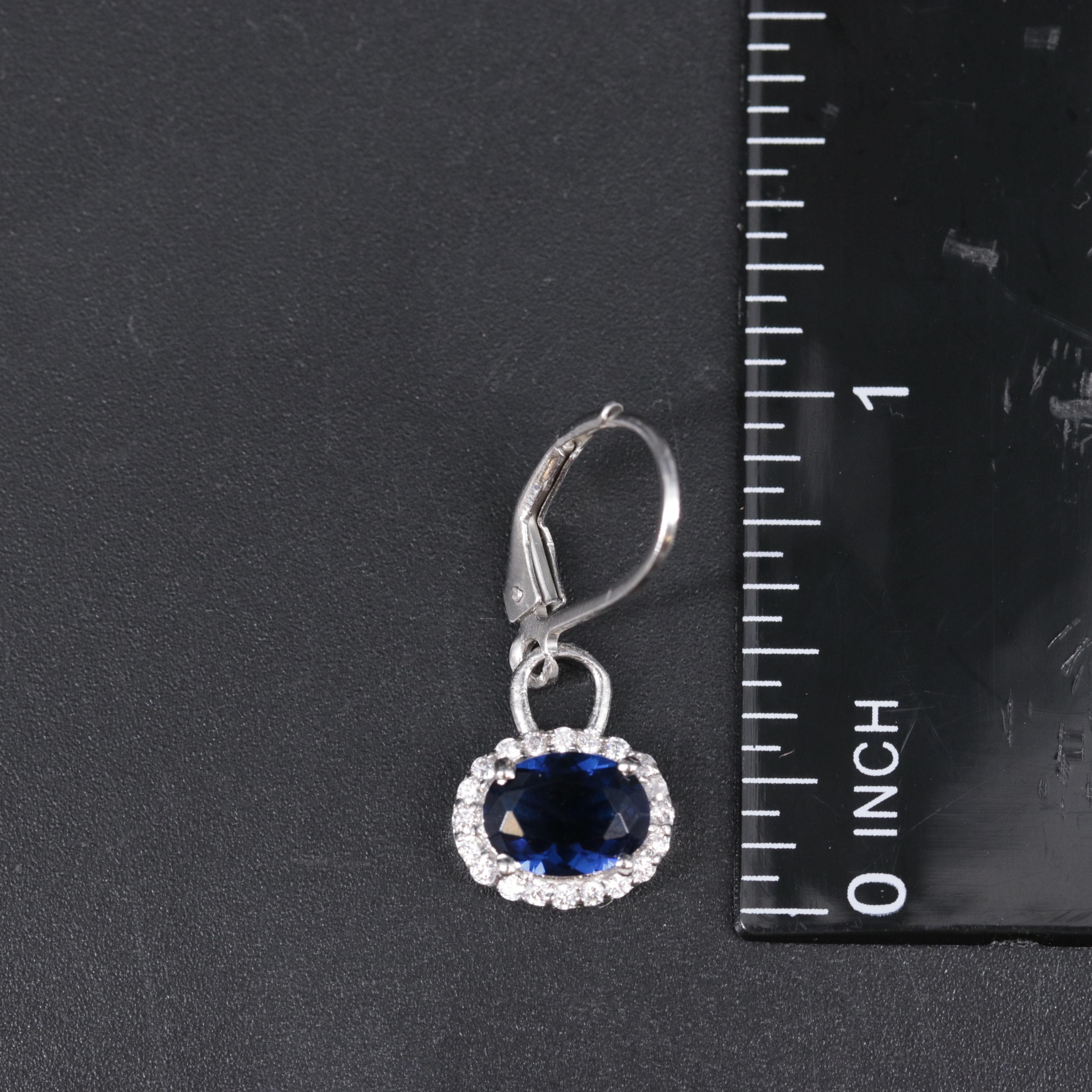 Sterling Silver Earrings Including Gemstones and Cubic Zirconia