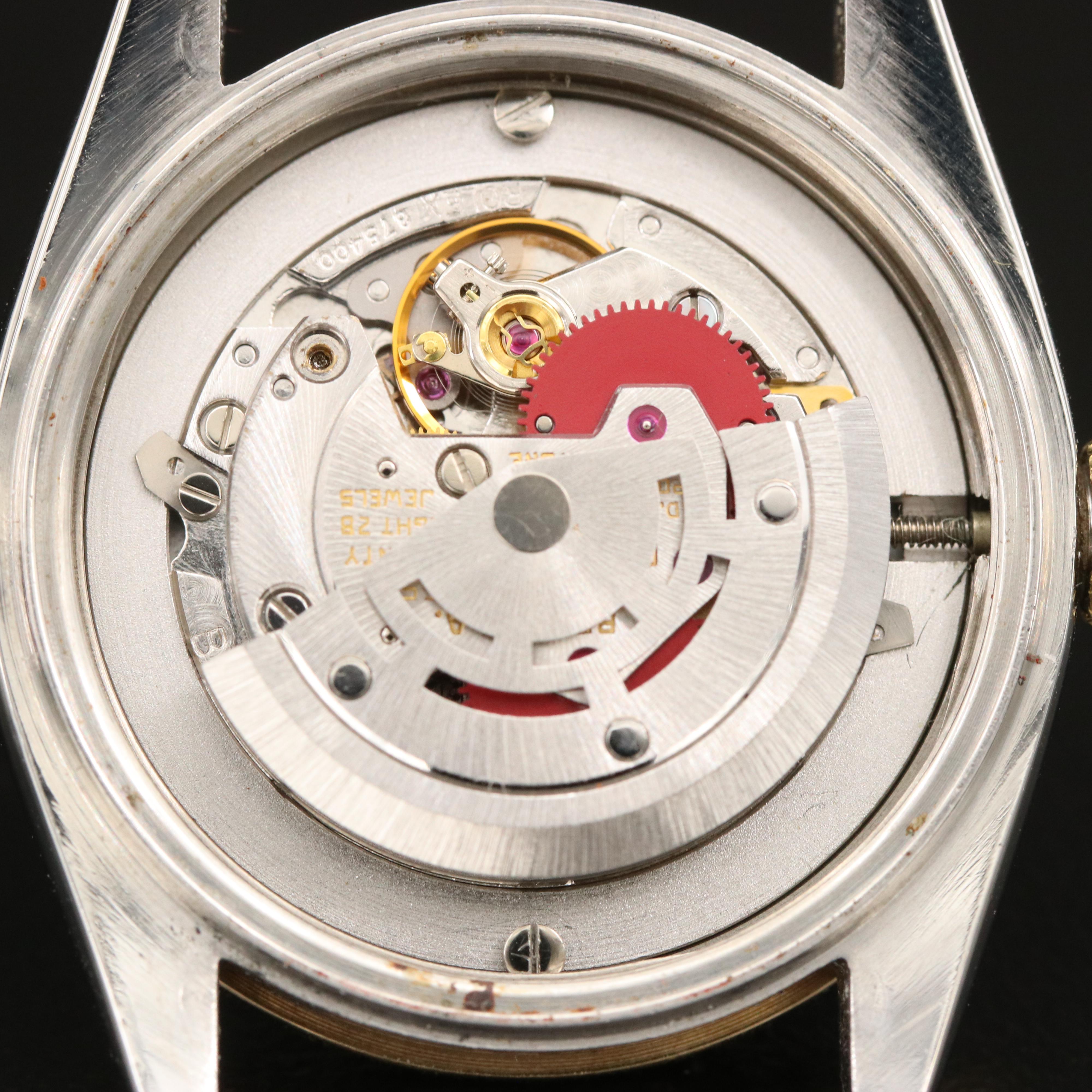 1981 Rolex Datejust 14K and Stainless Steel 1.15 CTW Diamond Bezel Watch