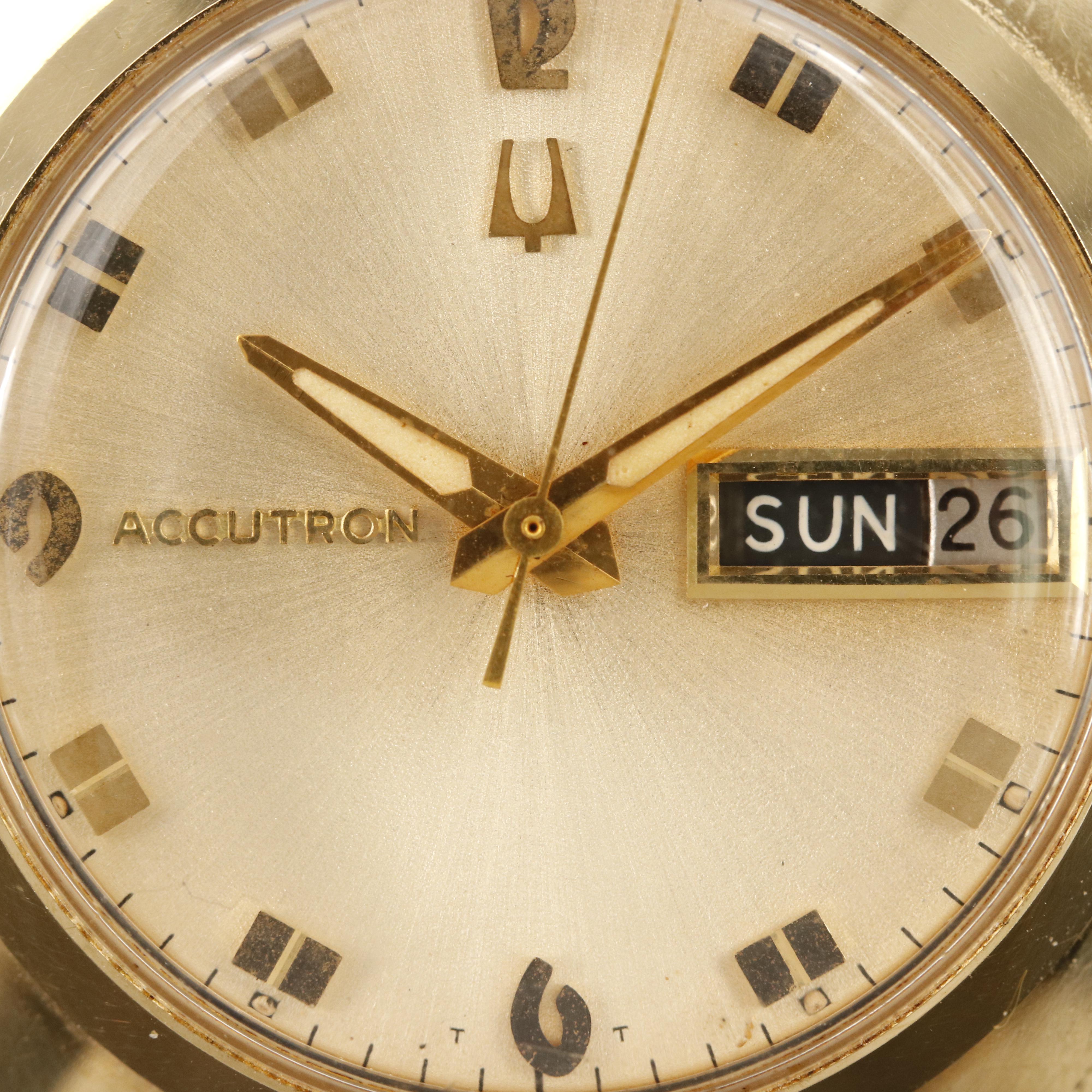 1968 14K Bulova Accutron "Tuning Fork" Movement Watch