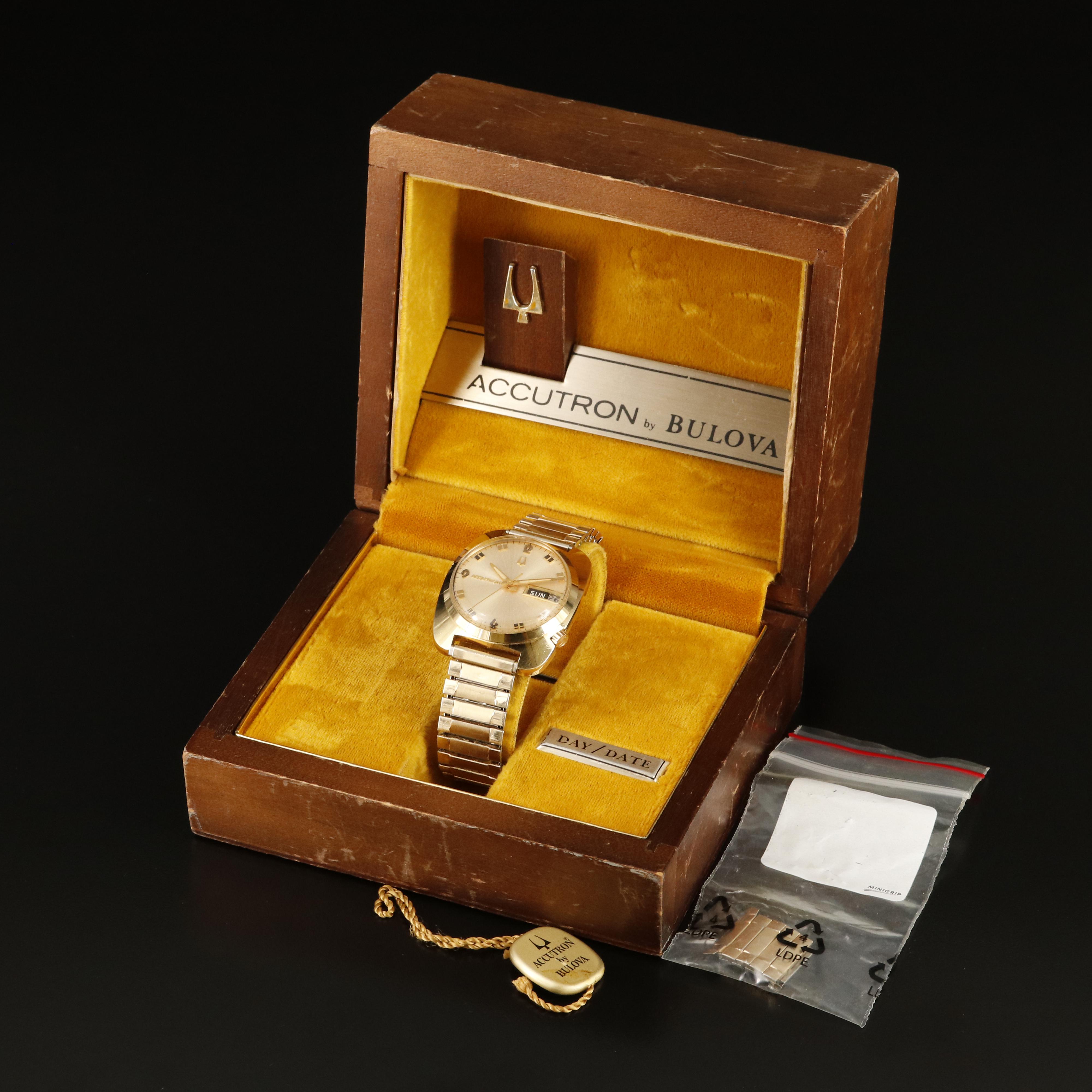 1968 14K Bulova Accutron "Tuning Fork" Movement Watch