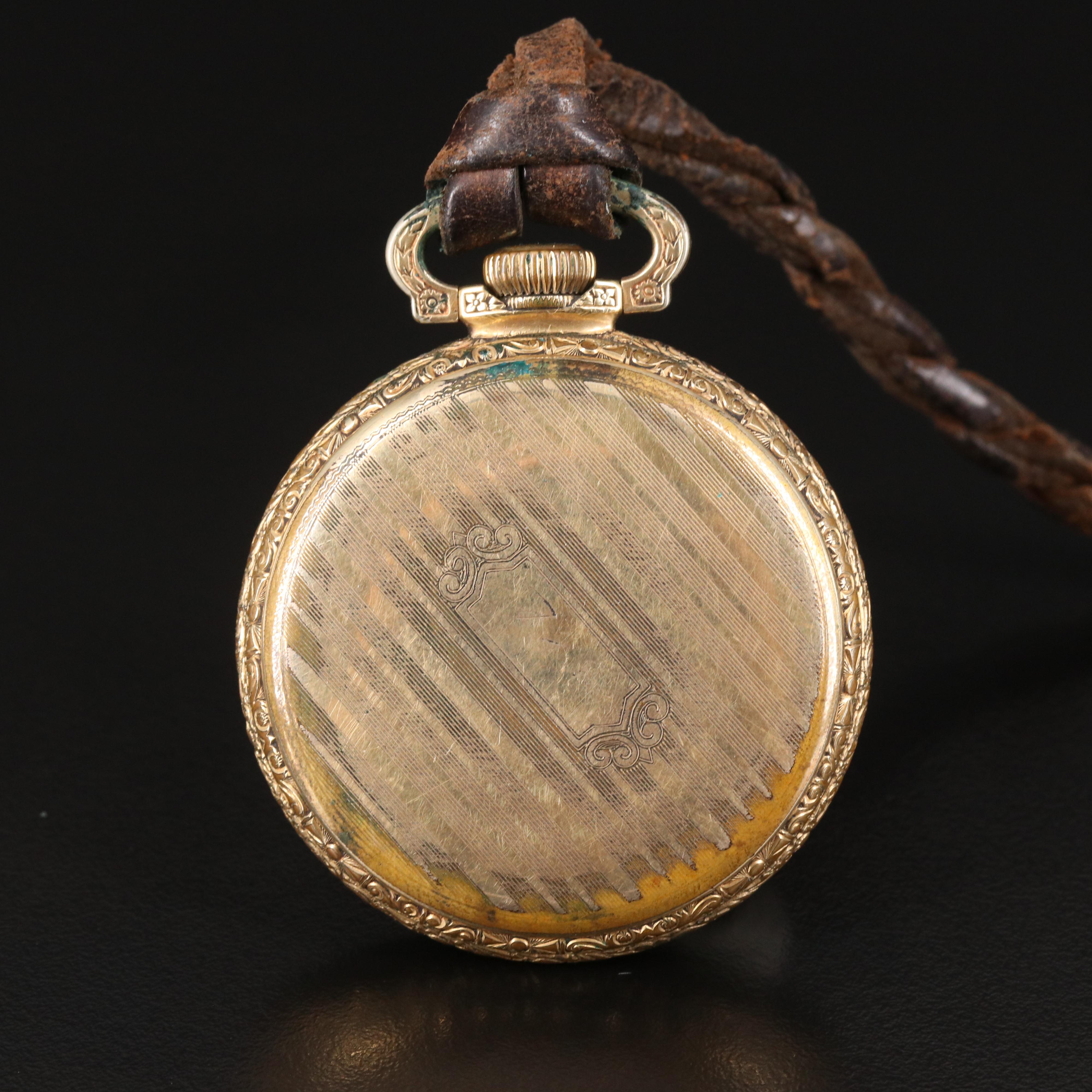 1921 Elgin Open Face Pocket Watch