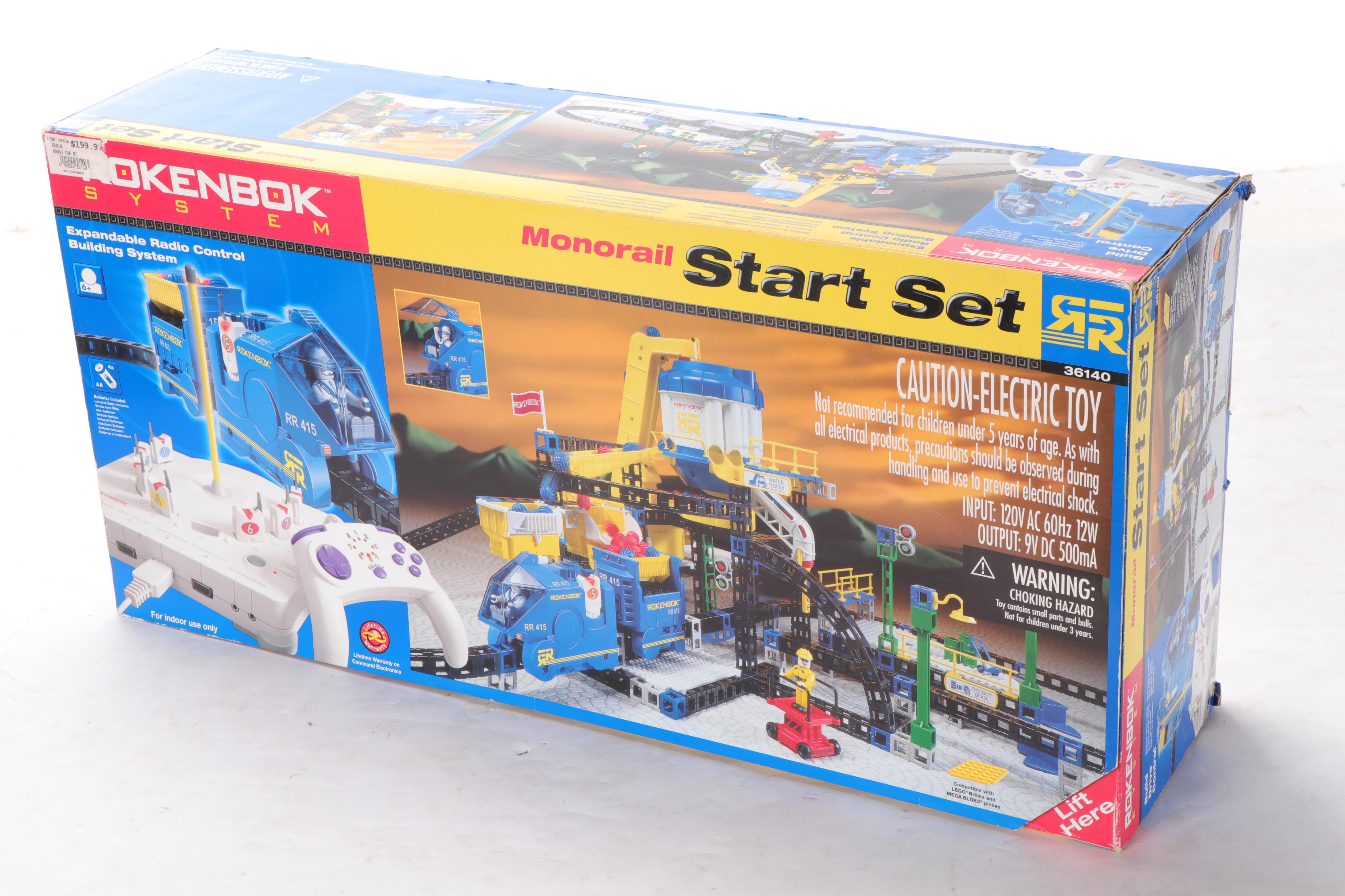 Rokenbok System Monorail and Other Start Sets and Accessories