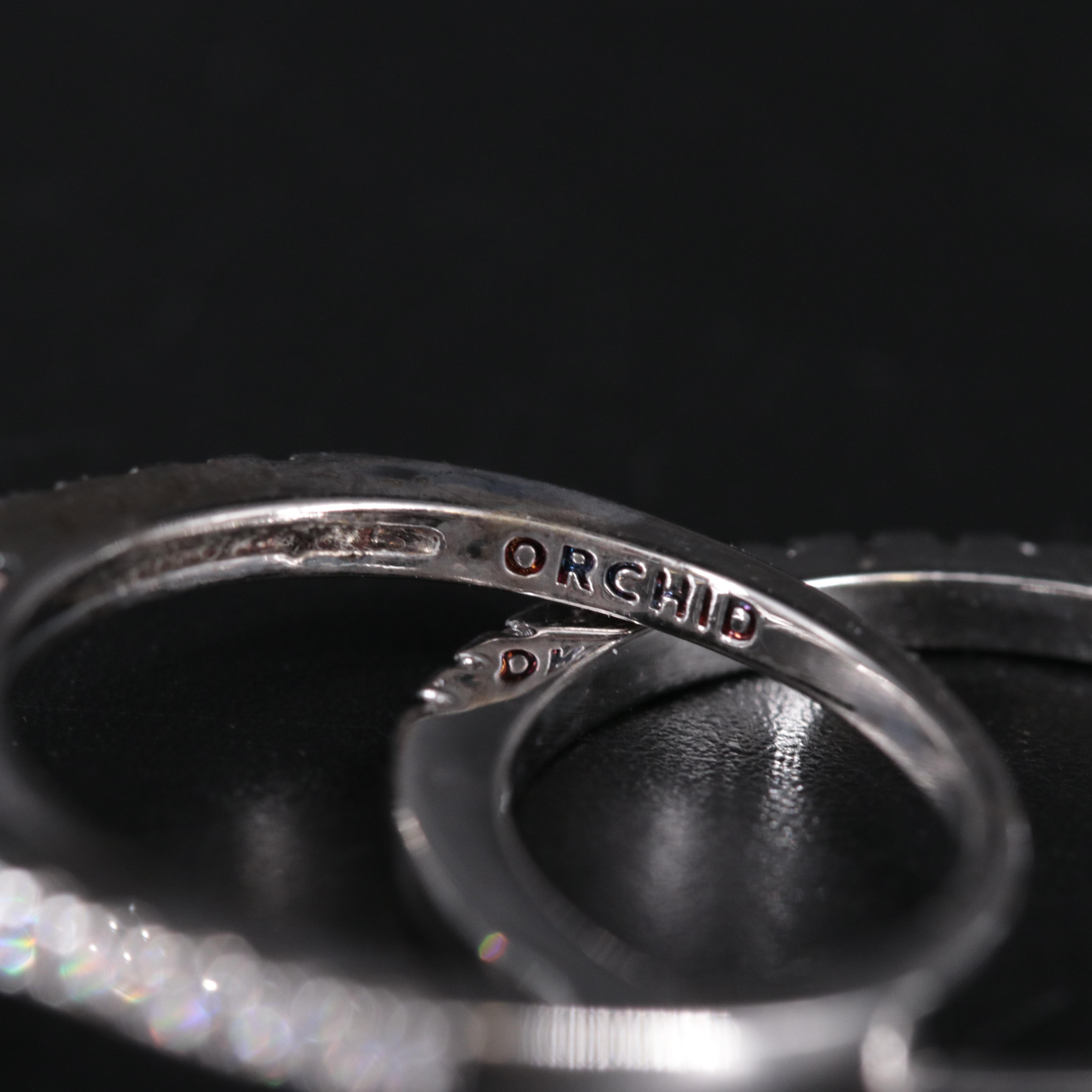 Sterling Silver Ring Duo Including Gemstones