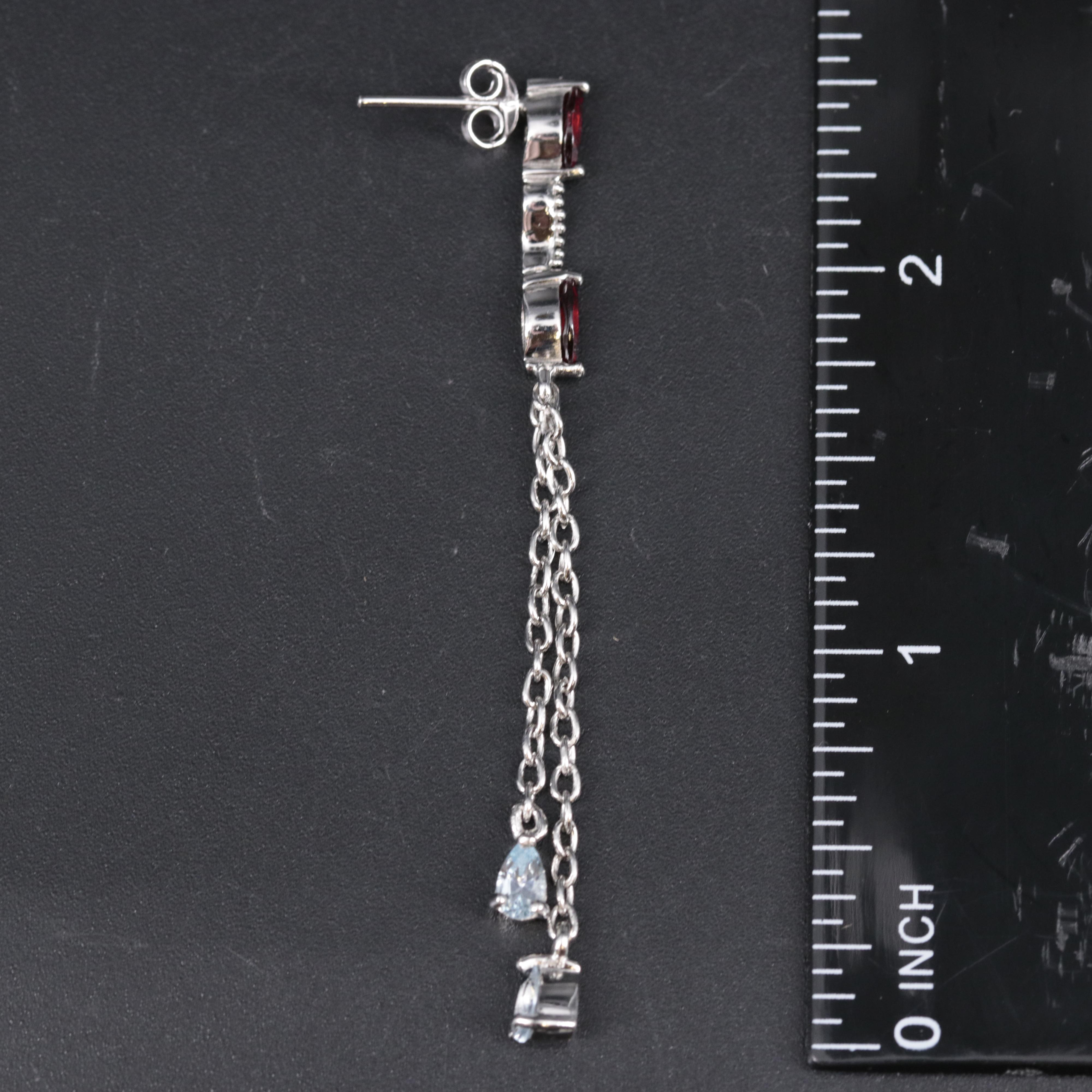 Sterling Silver Earrings Including Gemstones