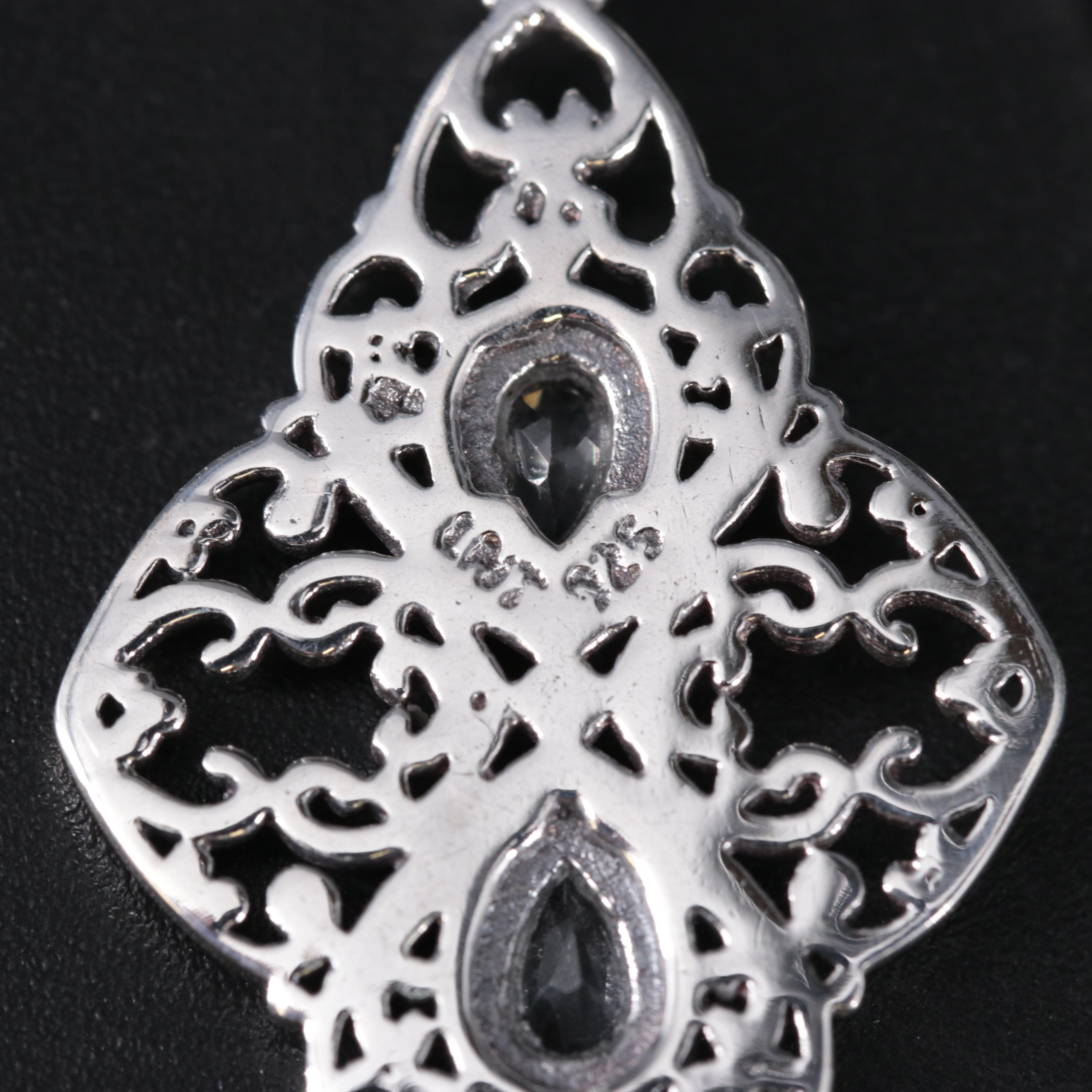 Sterling Silver Earrings Including Gemstones