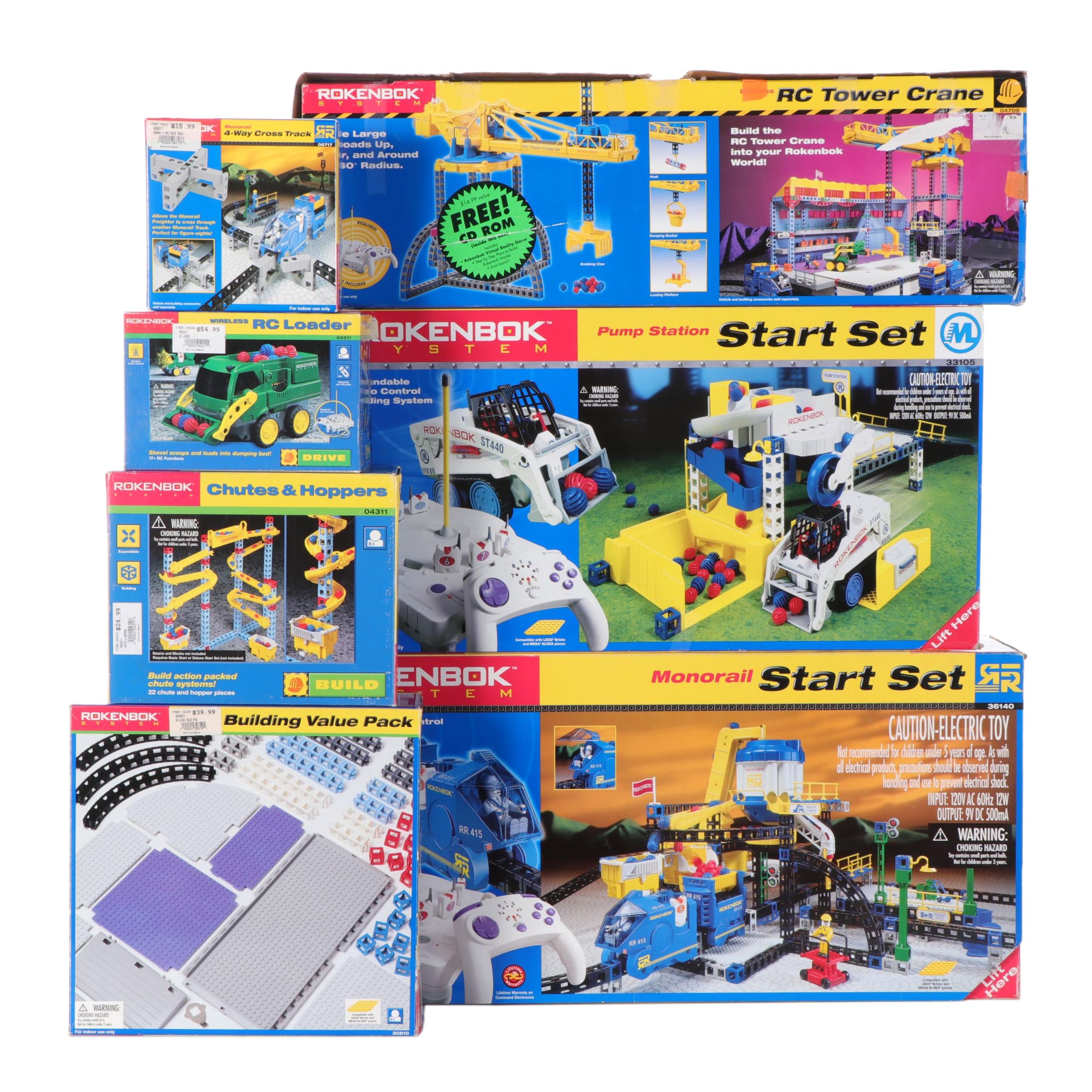 Rokenbok System Monorail and Other Start Sets and Accessories