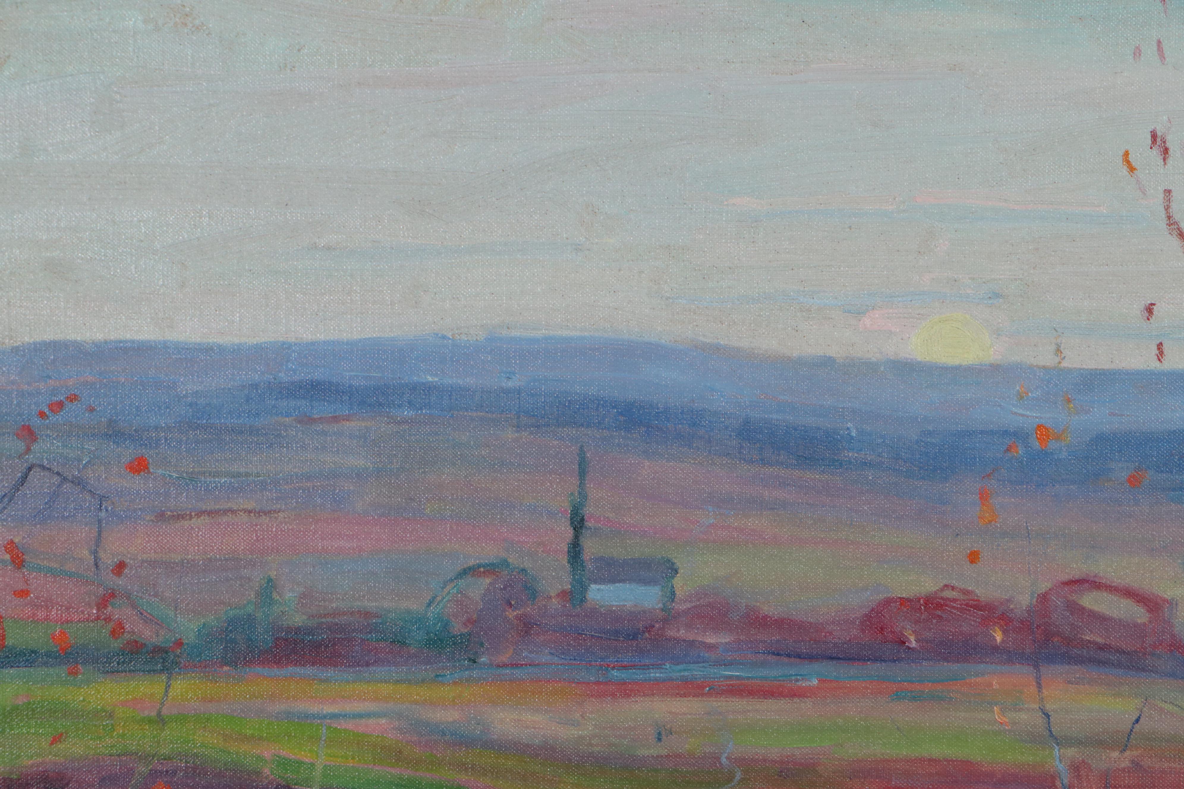 William Greason Landscape Oil Painting, 1923