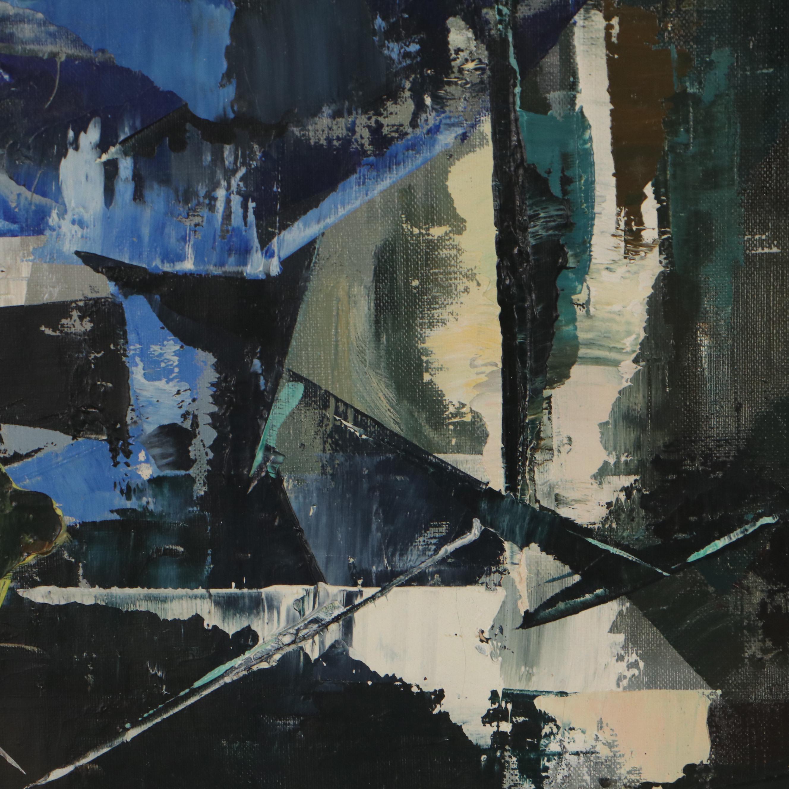 Jean Amiot Still Life Oil Painting, 1963