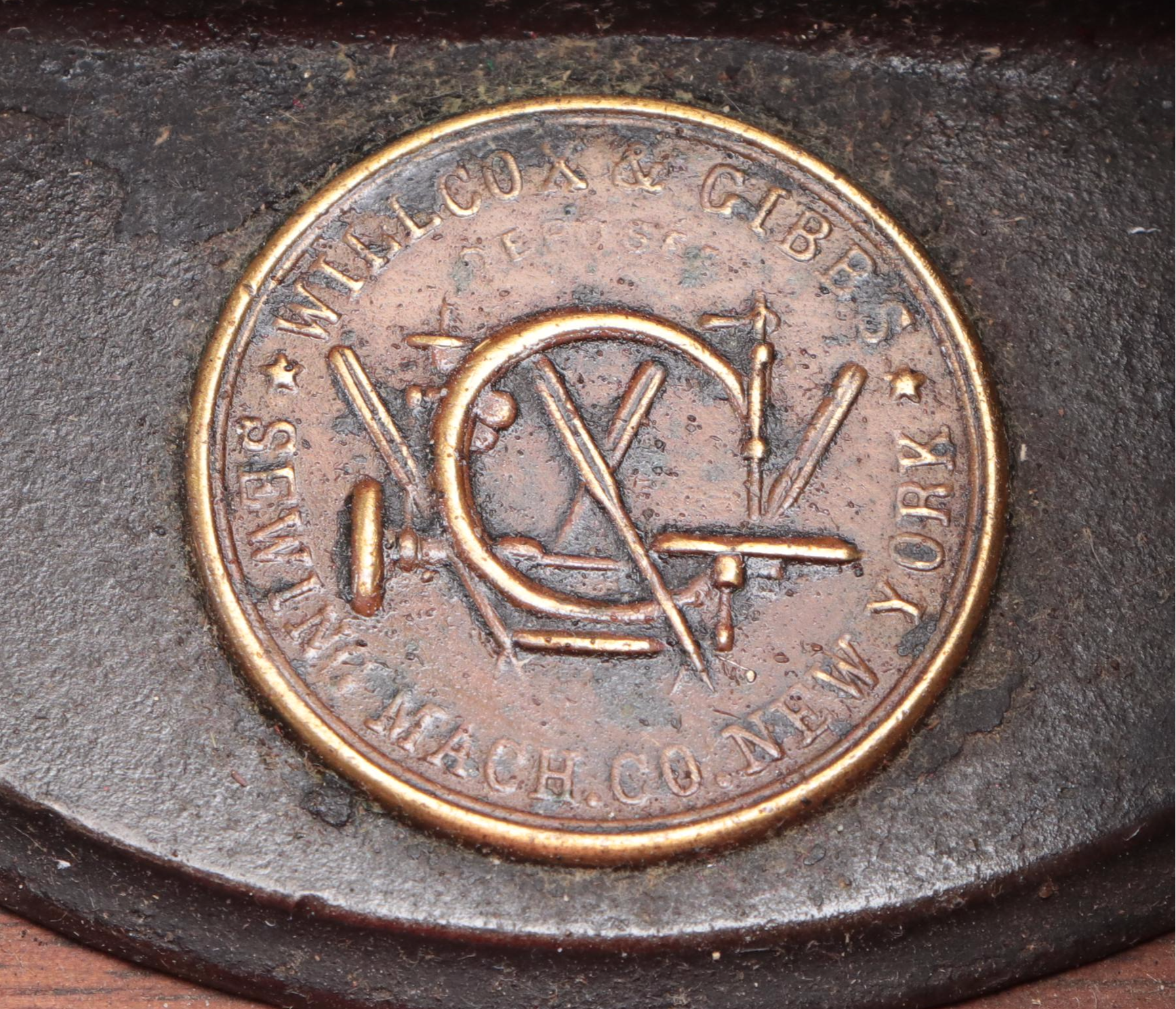 Wilcox & Gibbs Cast Iron Manual Sewing Machine, Late 19th/ Early 20th Century