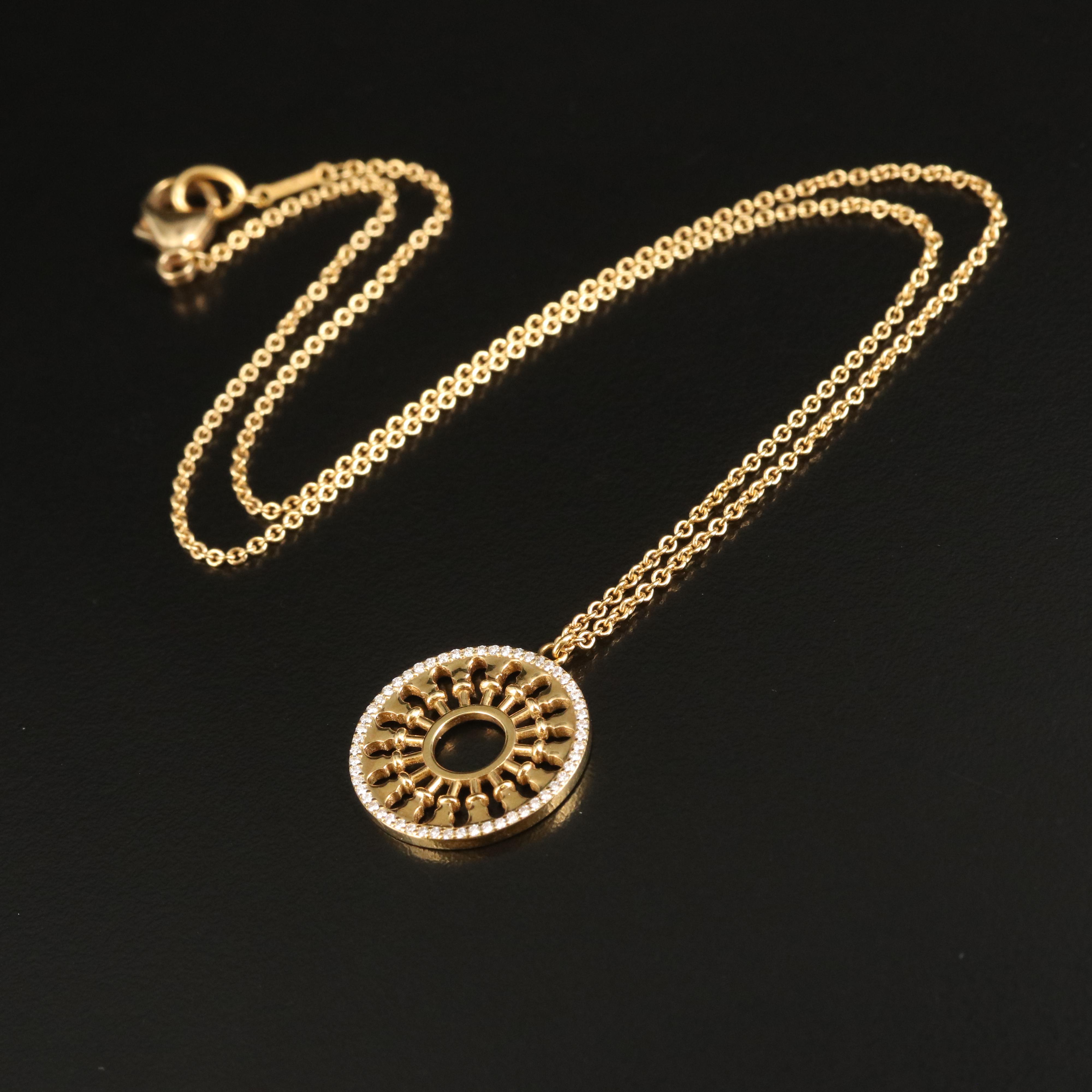 Paloma Picasso for Tiffany & Co. "Stella Venezia" 18K 0.28 CTW Diamond Necklace