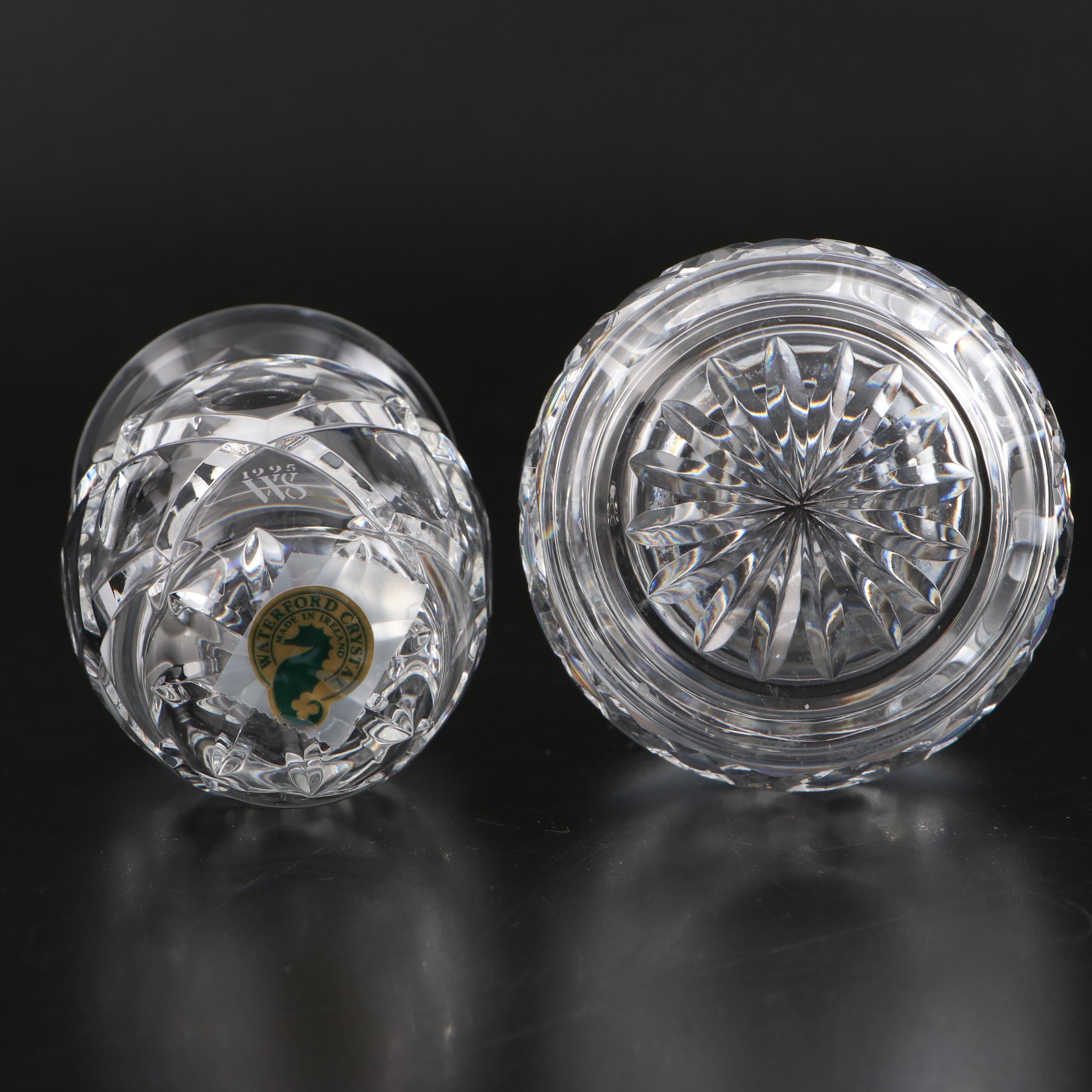 Waterford Crystal and Other Vases, Bowl and Ring Holder