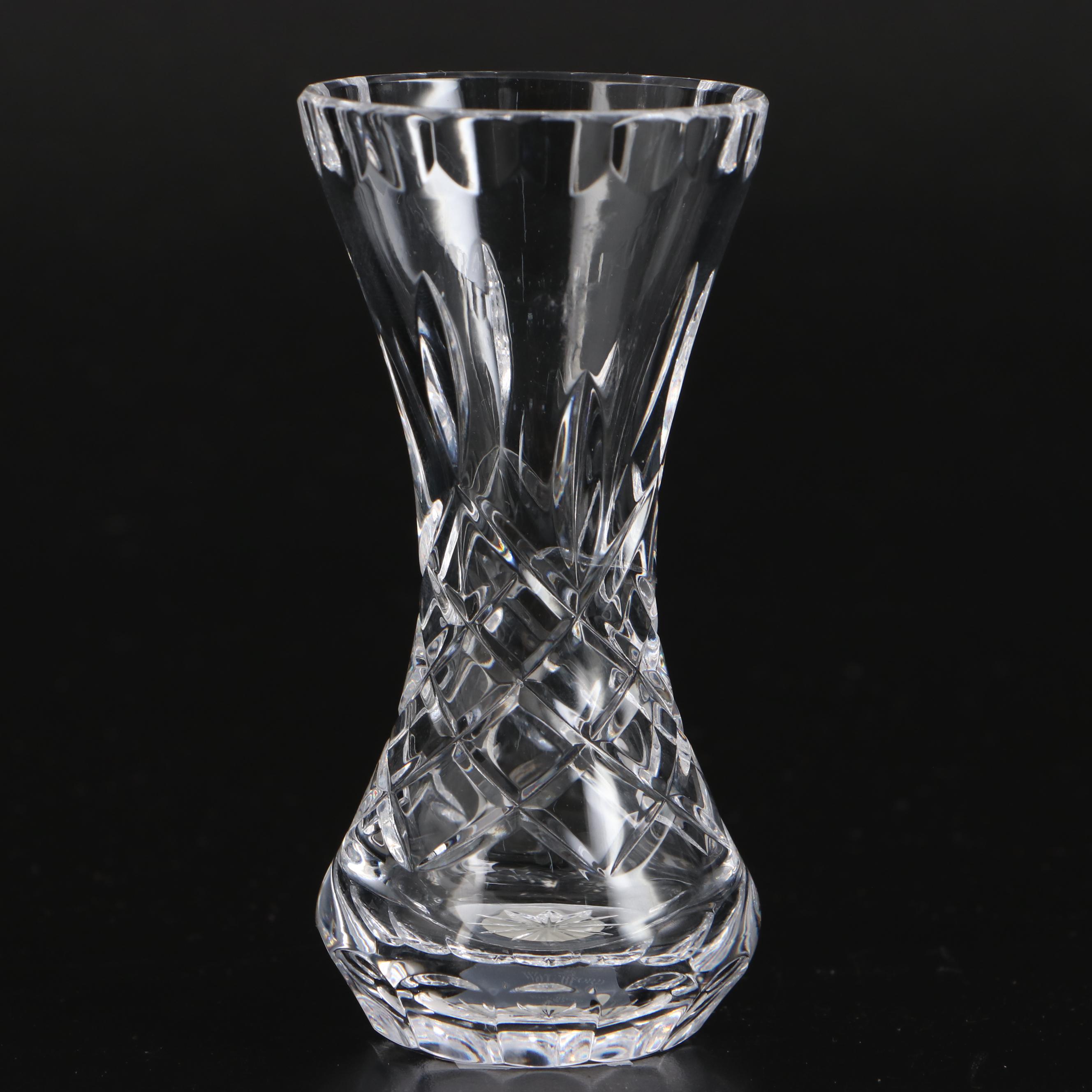 Waterford Crystal and Other Vases, Bowl and Ring Holder