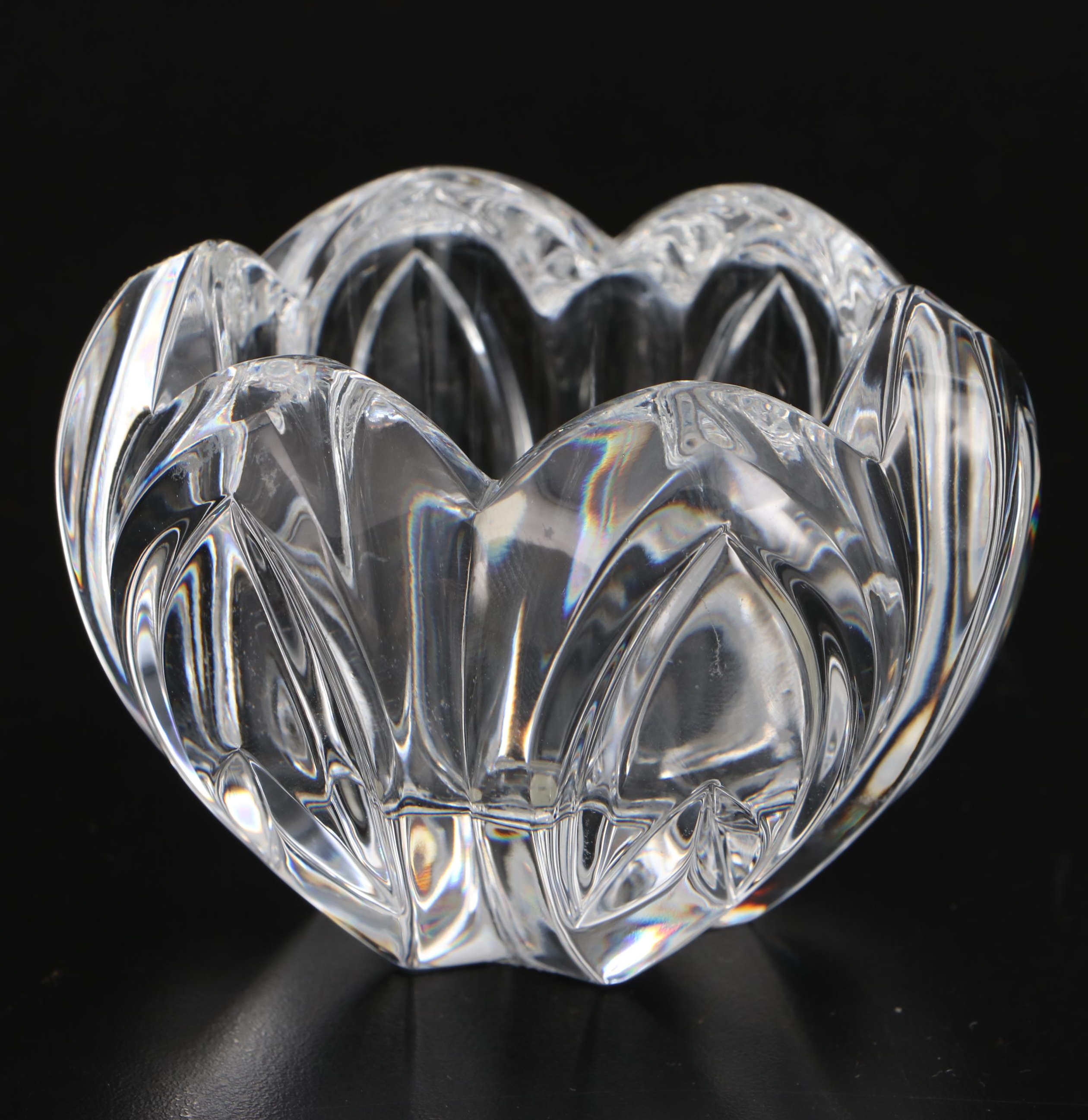 Waterford Crystal and Other Vases, Bowl and Ring Holder